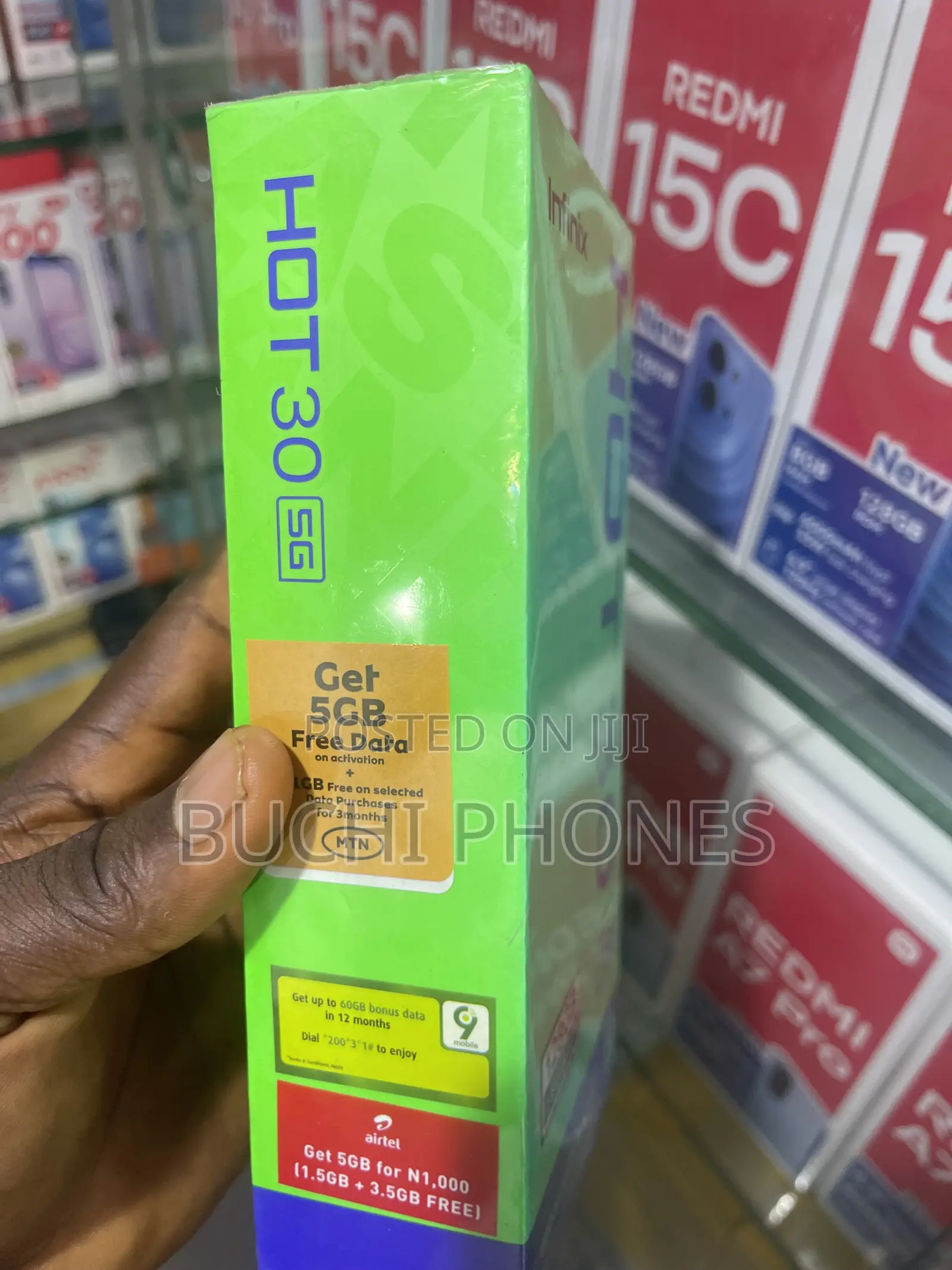 New Infinix Hot 30 5G 128 GB Black