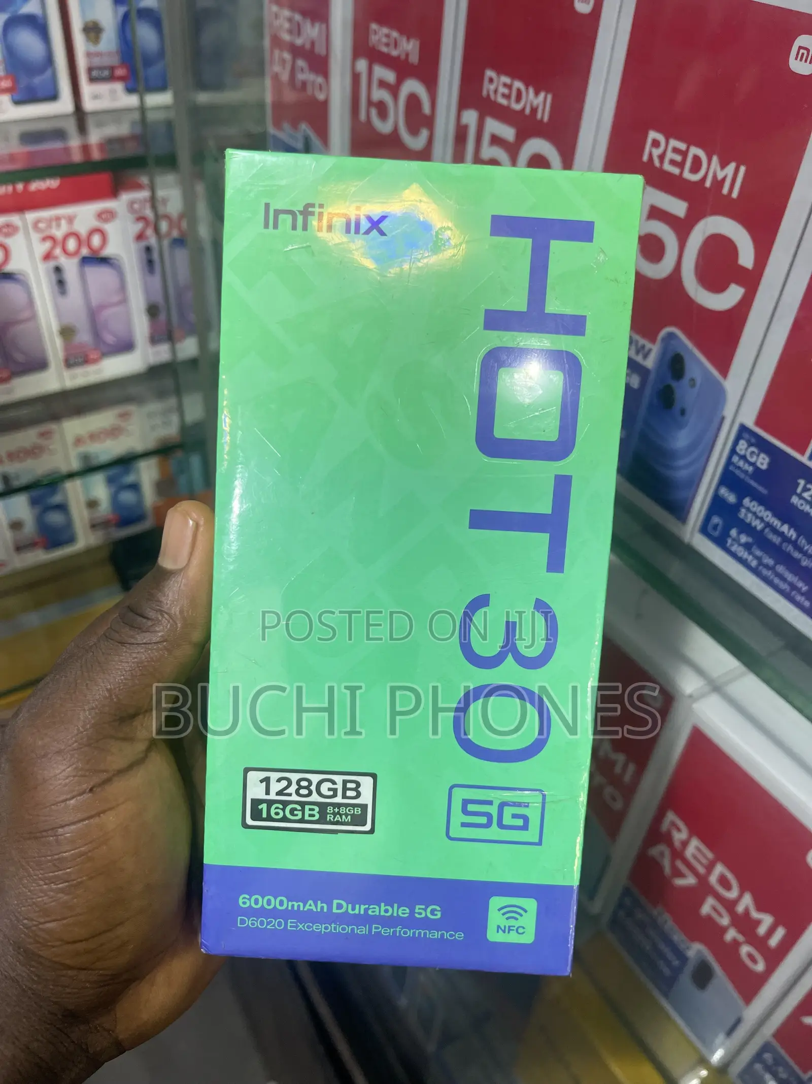 New Infinix Hot 30 5G 128 GB Black