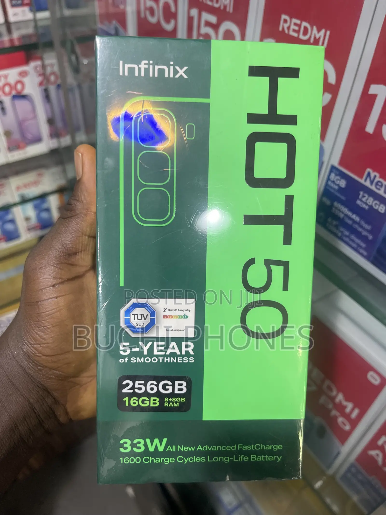 New Infinix Hot 50 256 GB Black