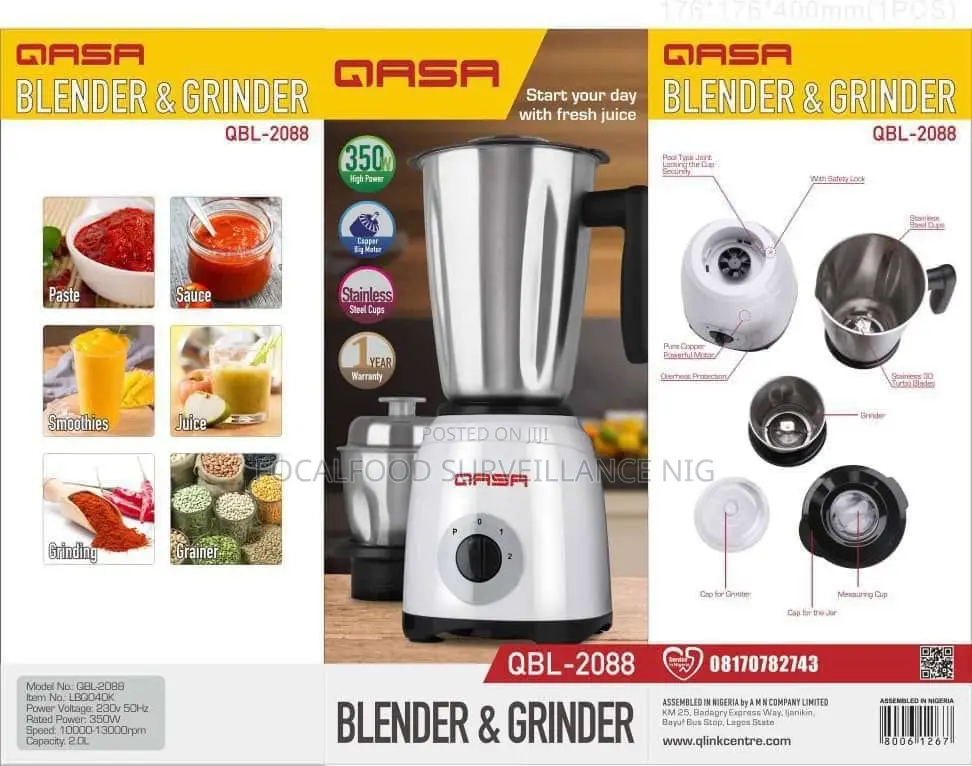 Qasa Stainless Blender