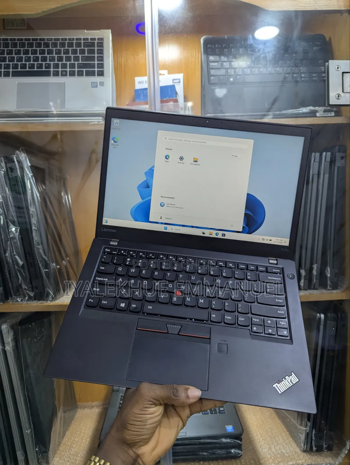 Laptop Lenovo ThinkPad T470s 8GB Intel Core i5 SSD 256GB