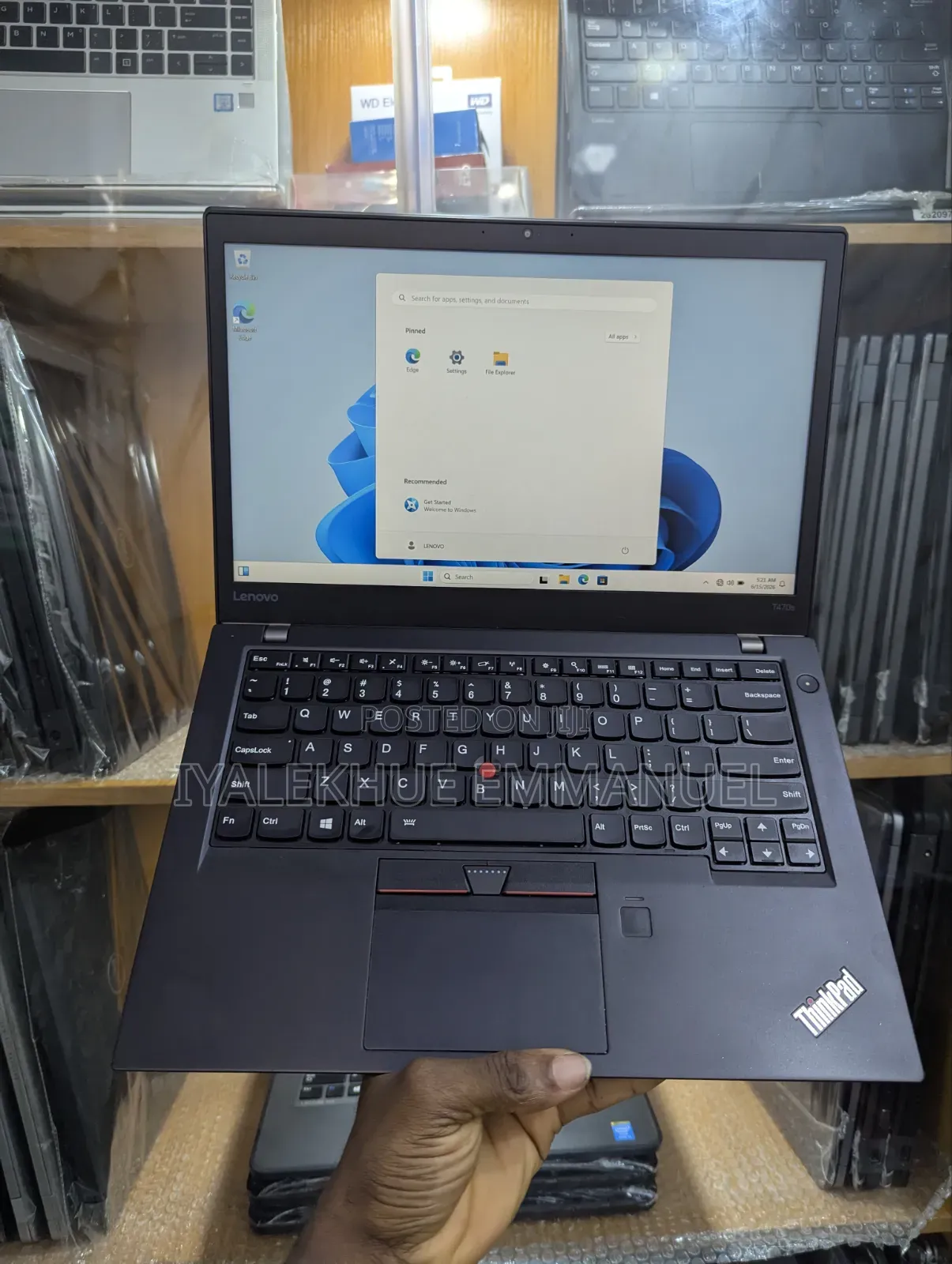 Laptop Lenovo ThinkPad T470s 8GB Intel Core i5 SSD 256GB