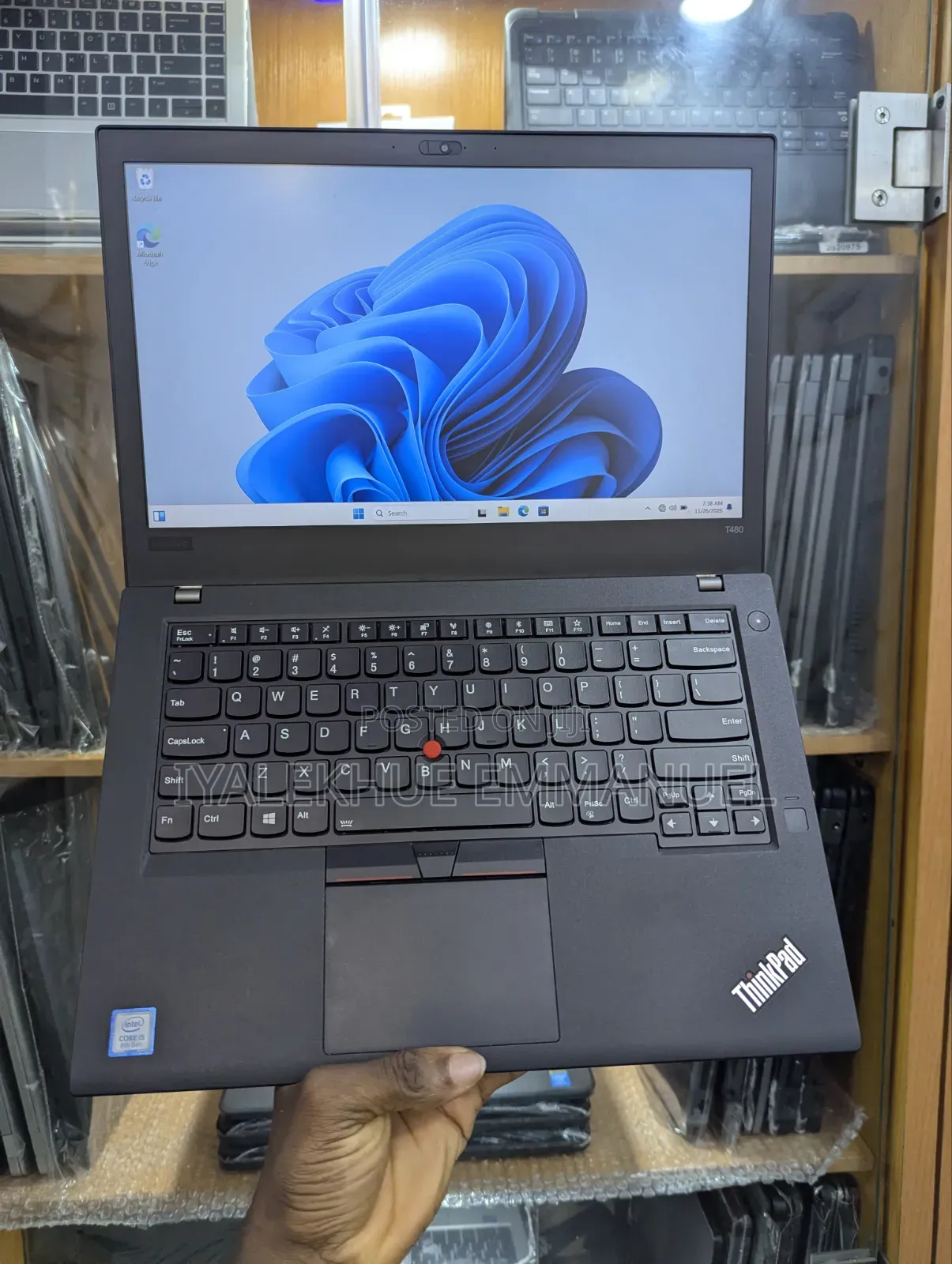 Laptop Lenovo ThinkPad T480 8GB Intel Core i5 SSD 256GB