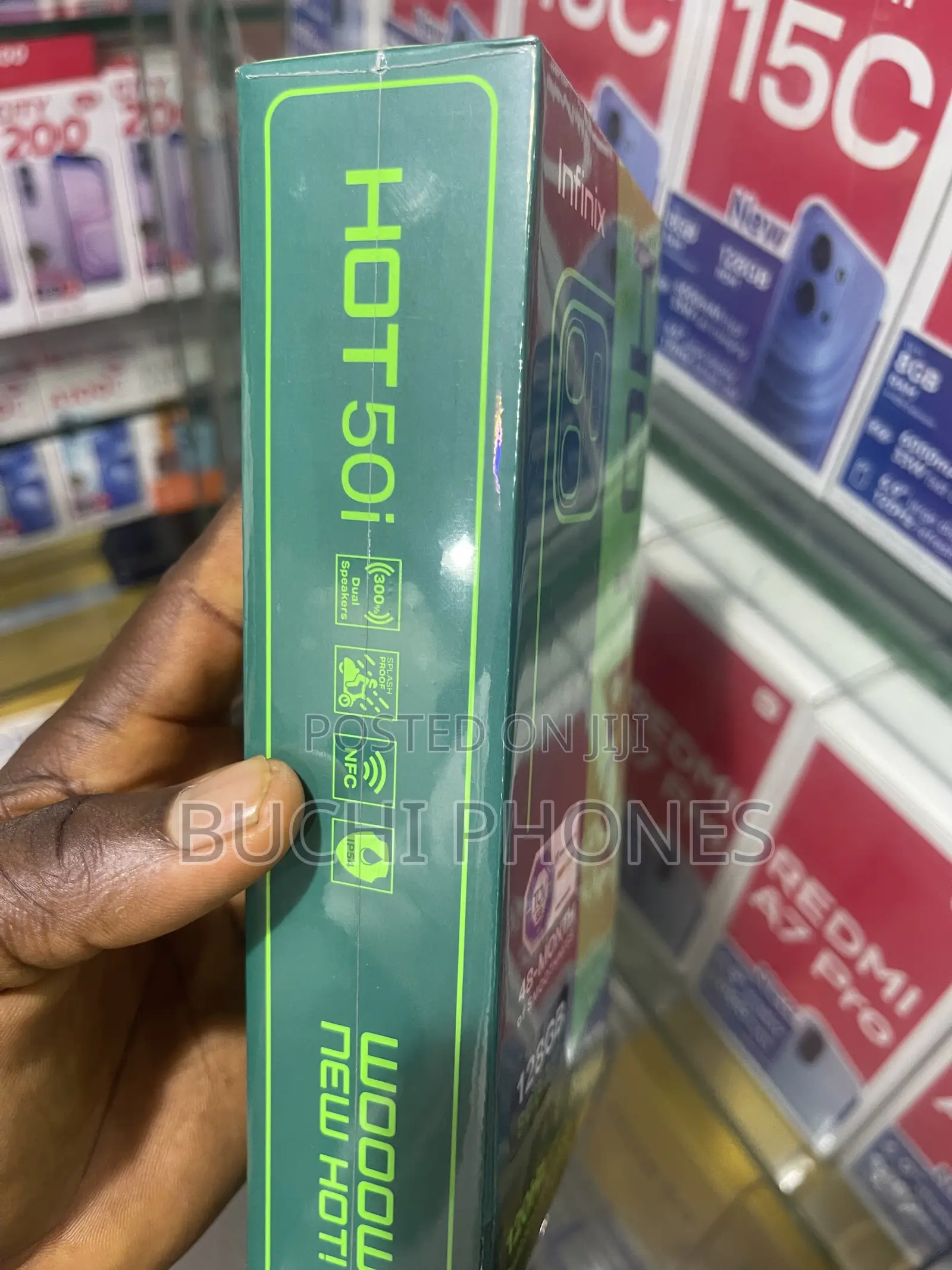 New Infinix Hot 50i 128 GB Black