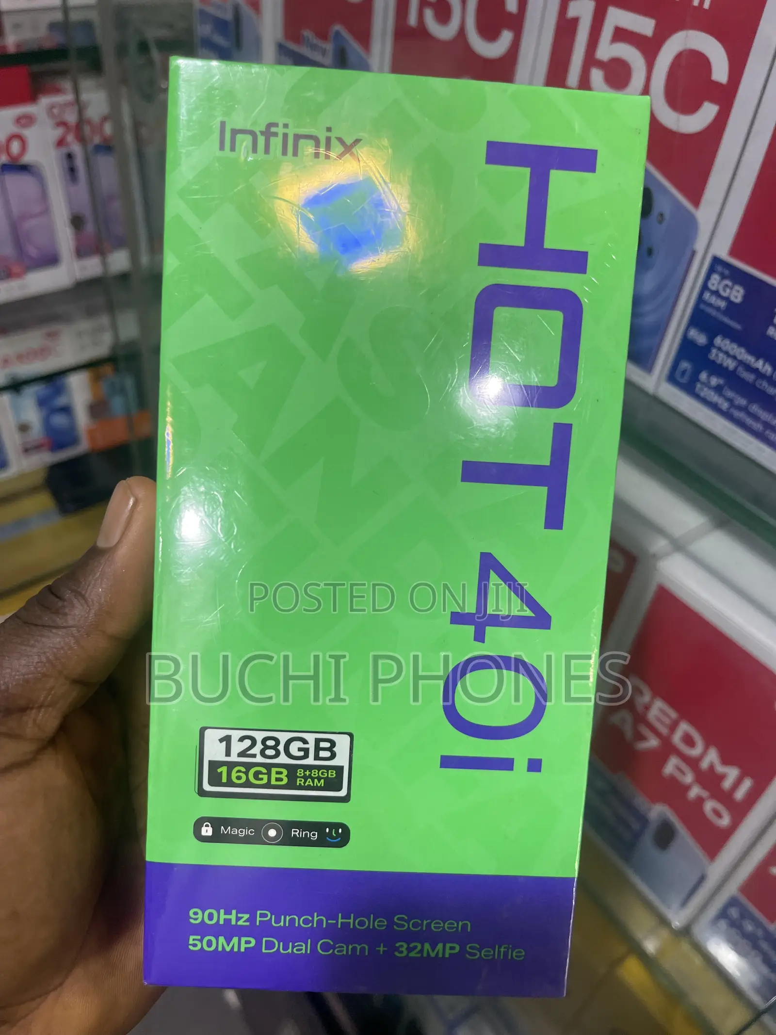 New Infinix Hot 40i 128 GB Black