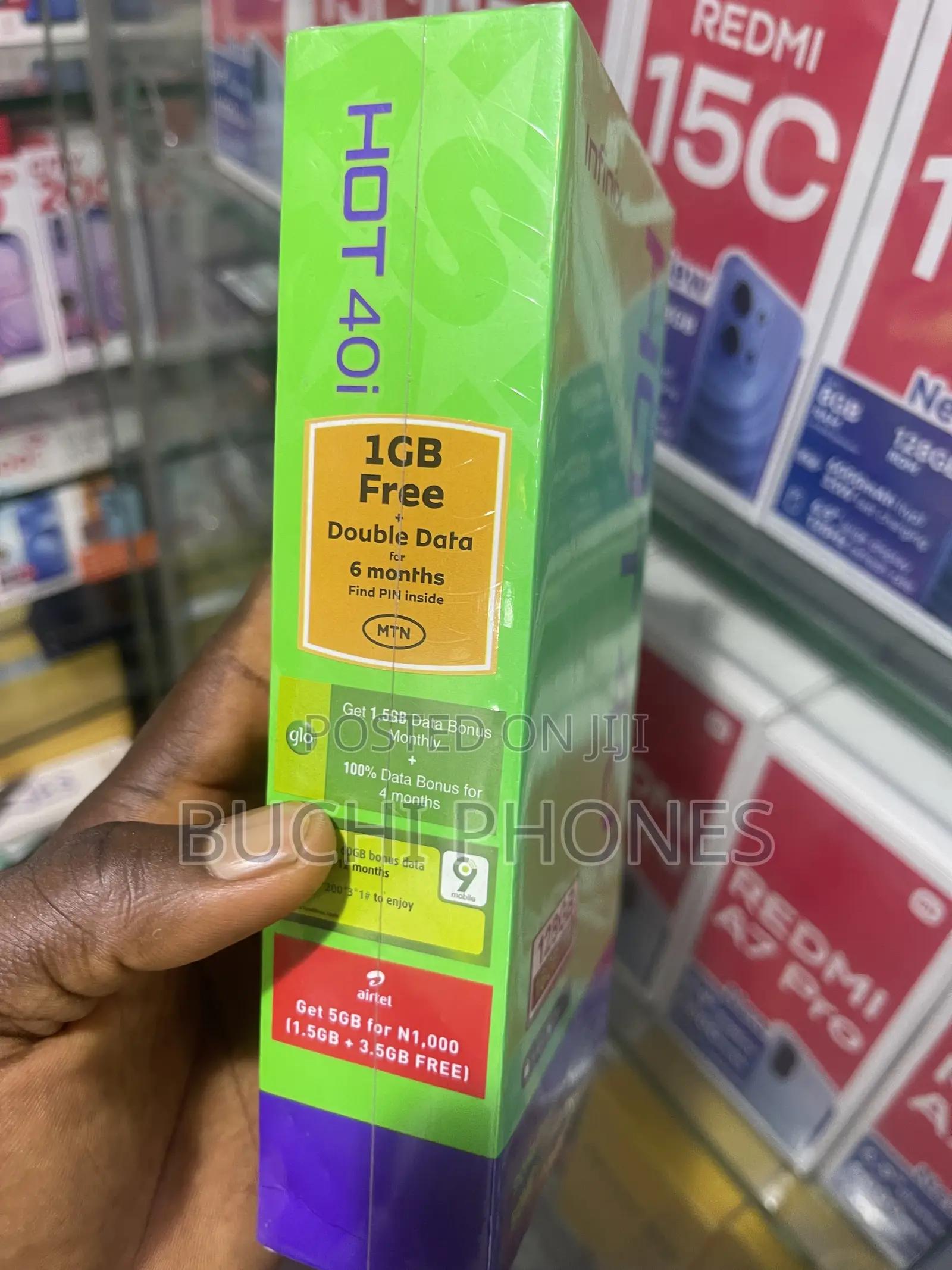 New Infinix Hot 40i 128 GB Black