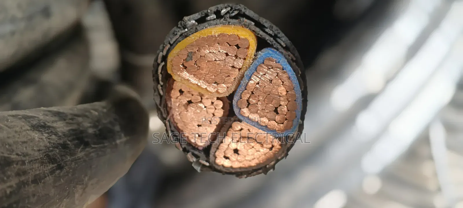 300mm 4core PVC Swa PVC Armoured Cable