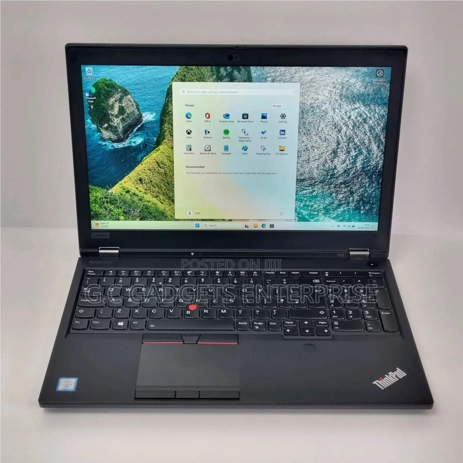 Laptop Lenovo ThinkPad P53 16GB Intel Core i7 SSD 512GB