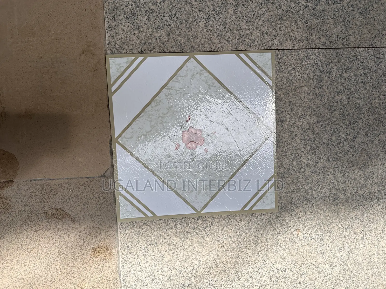 Brand New Geometric Floral Floor Tile