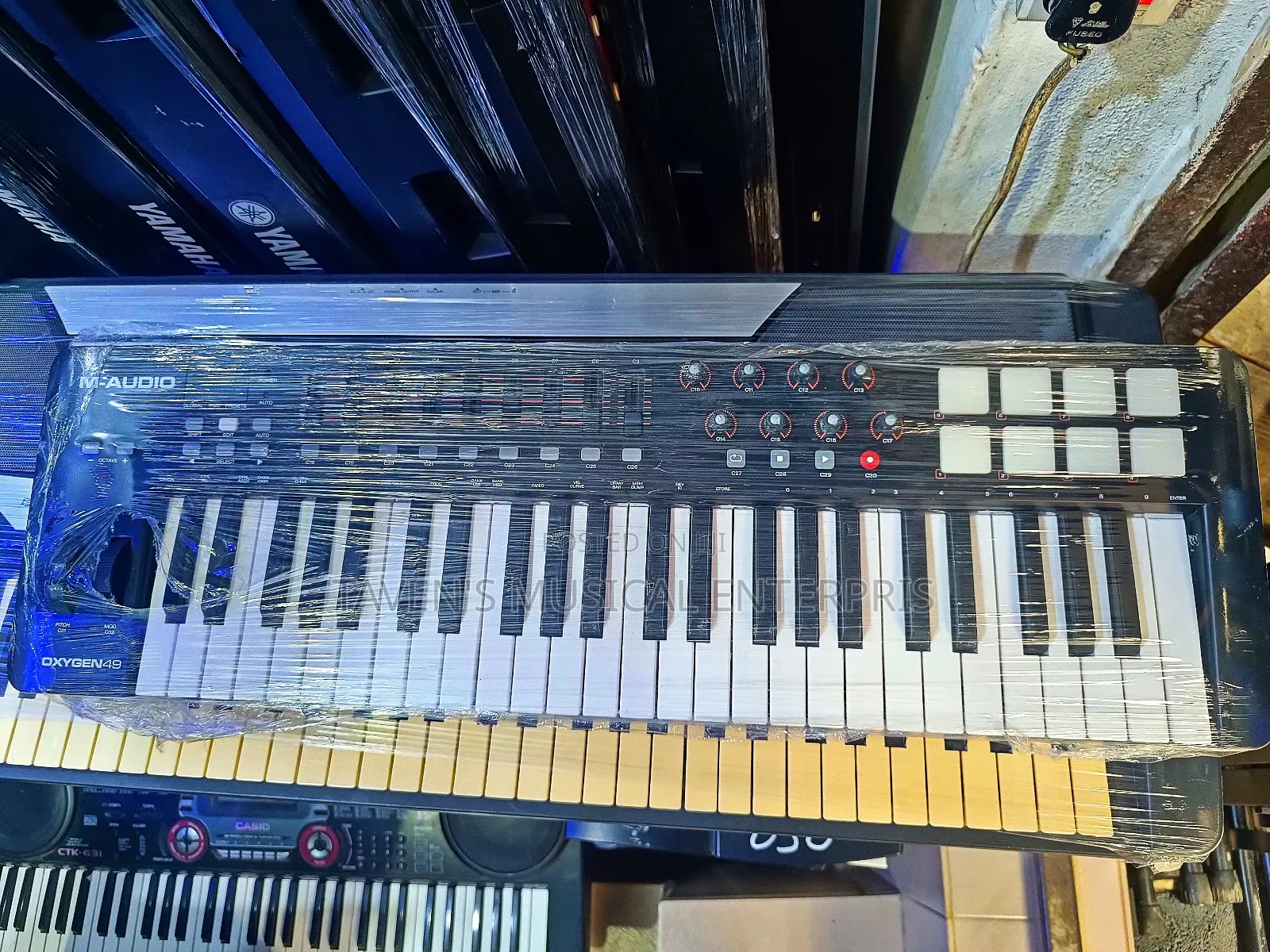 M-Audio Oxygen 49 Midi Keyboard Uk Used