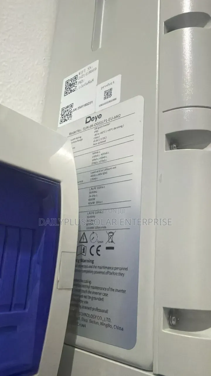 Deye 6kva 48v Solar Hybrid Inverter