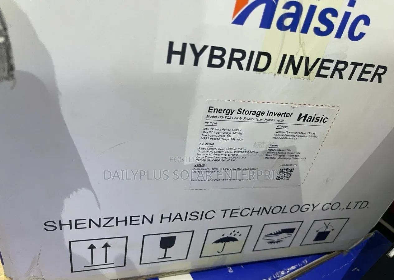 Haisic 4kwh 1.5kva 12v All in One Solar Inverter