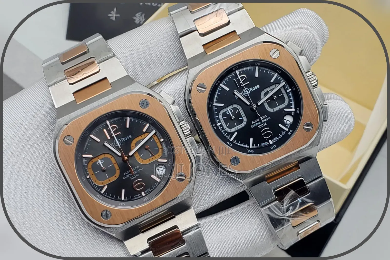 Bell Ross Inspired Chain Watch - Date Display | Premium Quality