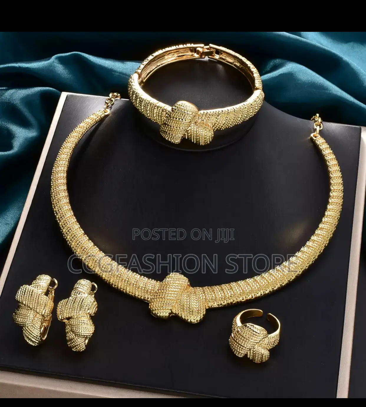 High Quality I8k Gold Plater Complete Jewelry Set