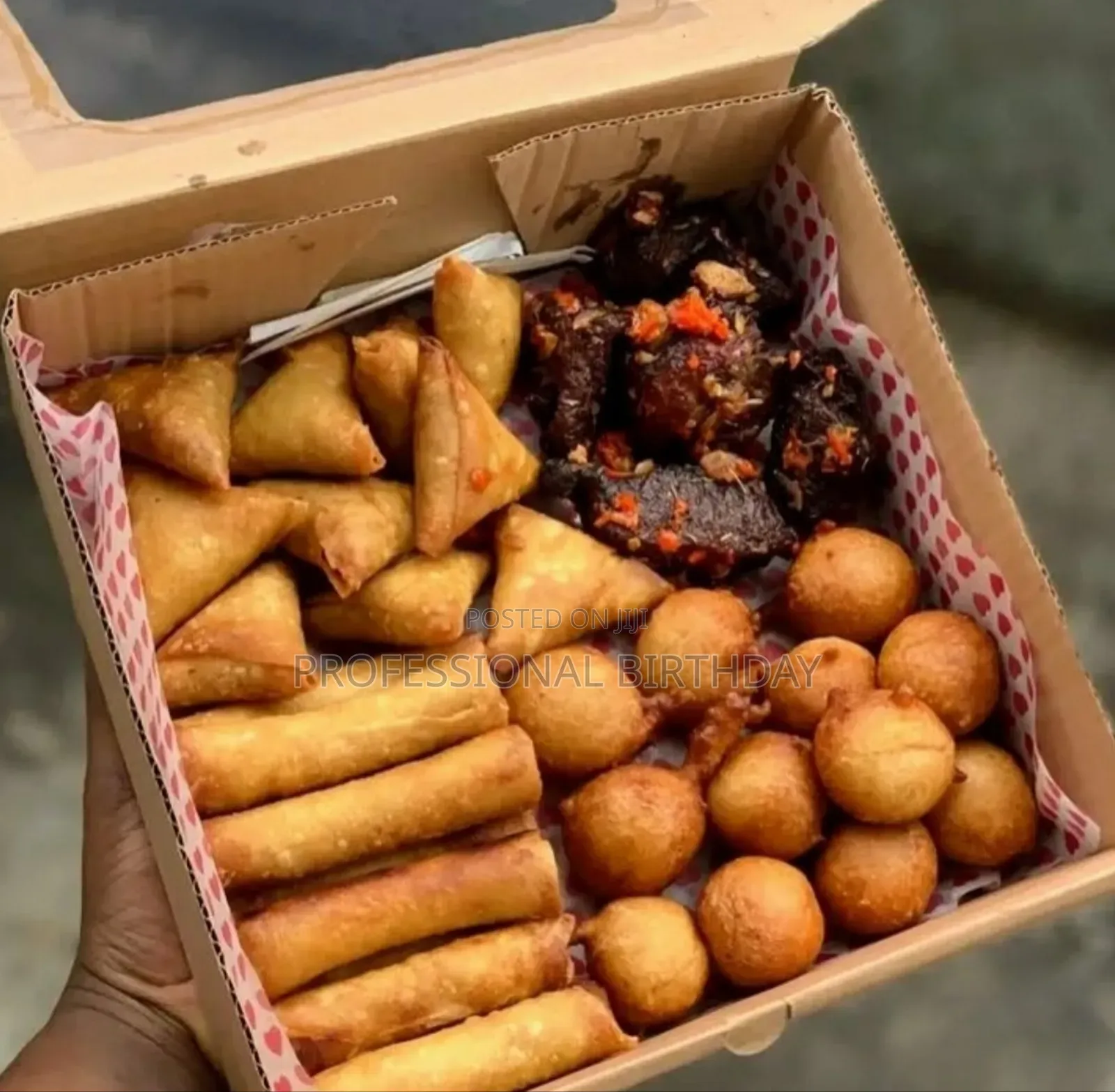 Lagos Mini Small Chop Beef Platter