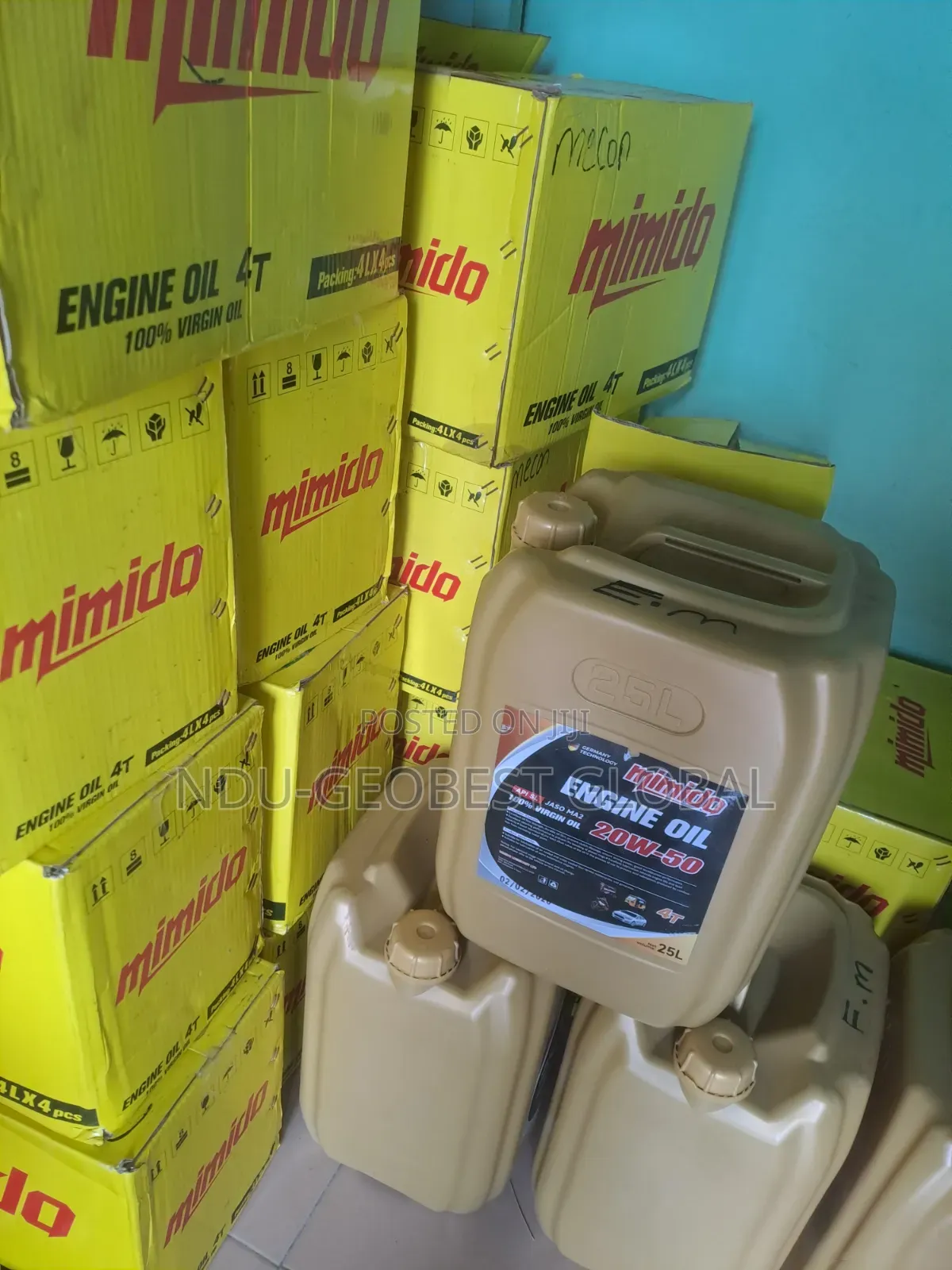 Mimido 20w-50 Engine Oil (25-Liter)