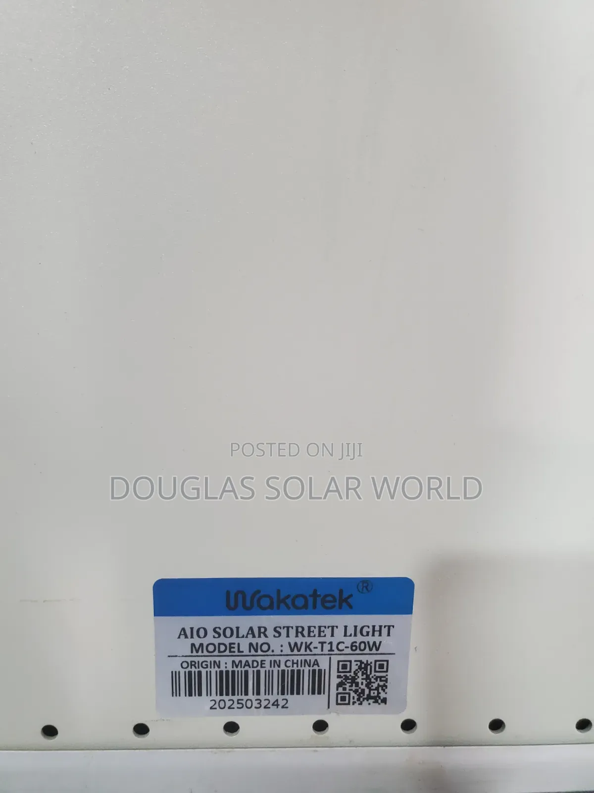 Wakatek 60w All in One Solar Street Light