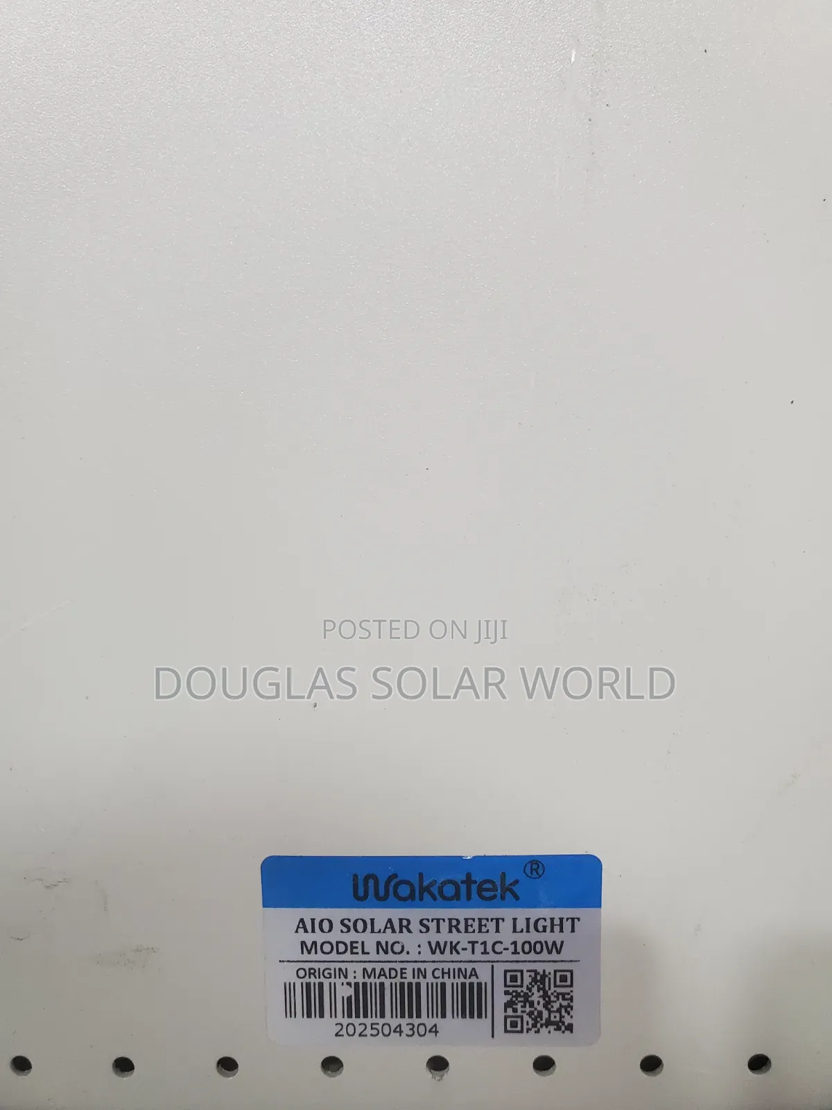 Wakatek 100w All-in-One Solar Street Light