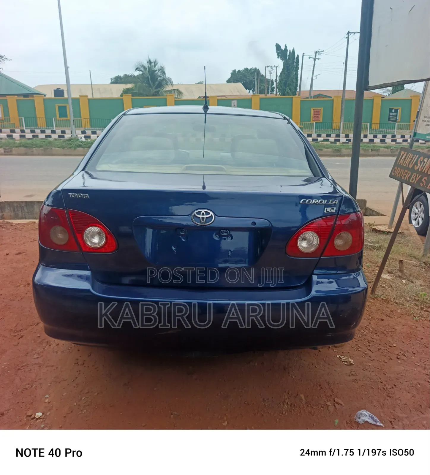 Toyota Corolla 2002 Blue