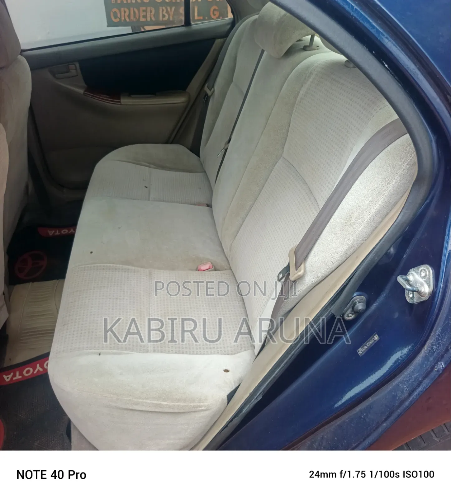 Toyota Corolla 2002 Blue