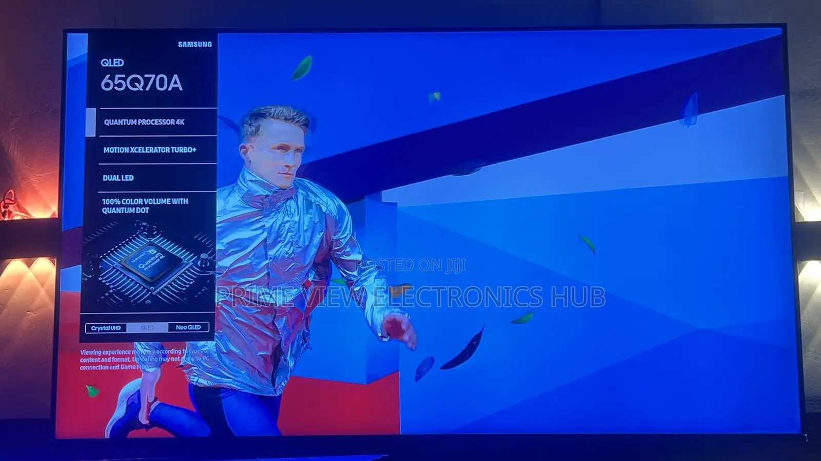 Samsung 65" Qled Smart TV Stunning Picture, Great for Gaming