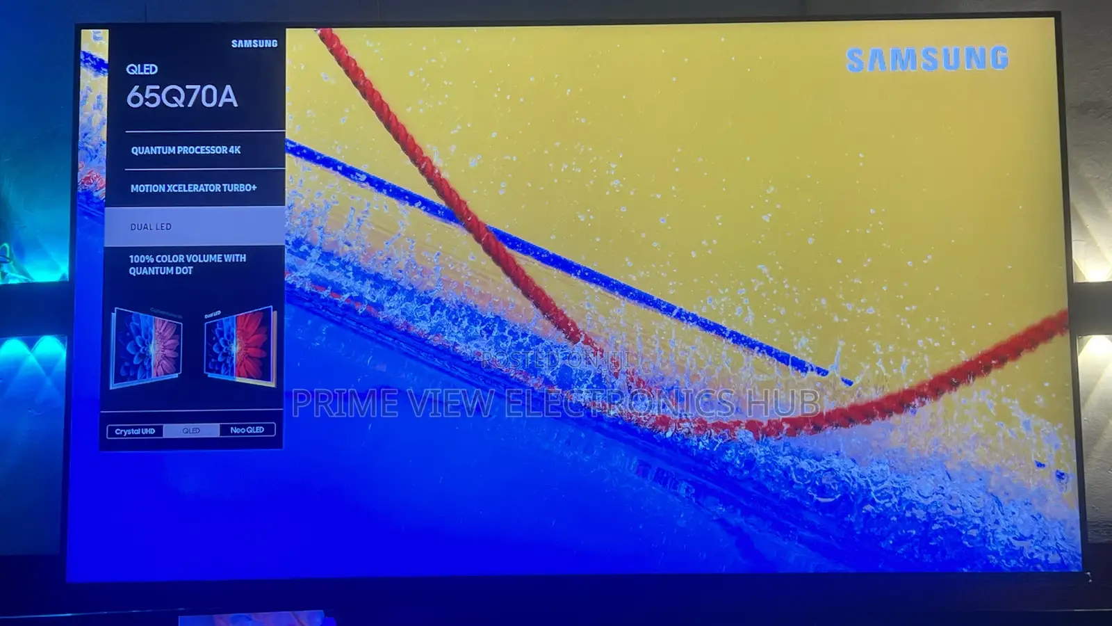 Samsung 65" Qled Smart TV Stunning Picture, Great for Gaming
