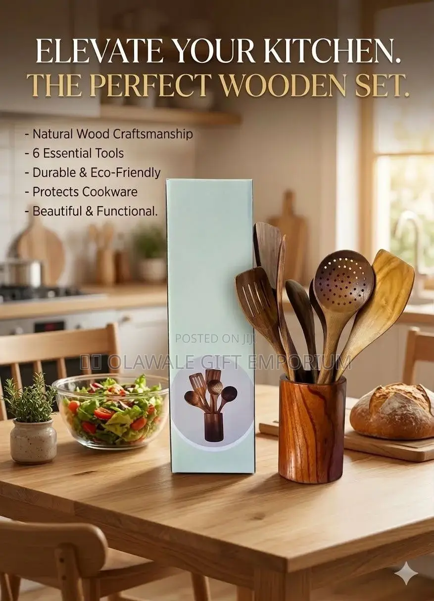 Kitchen Wooden Spoon Set