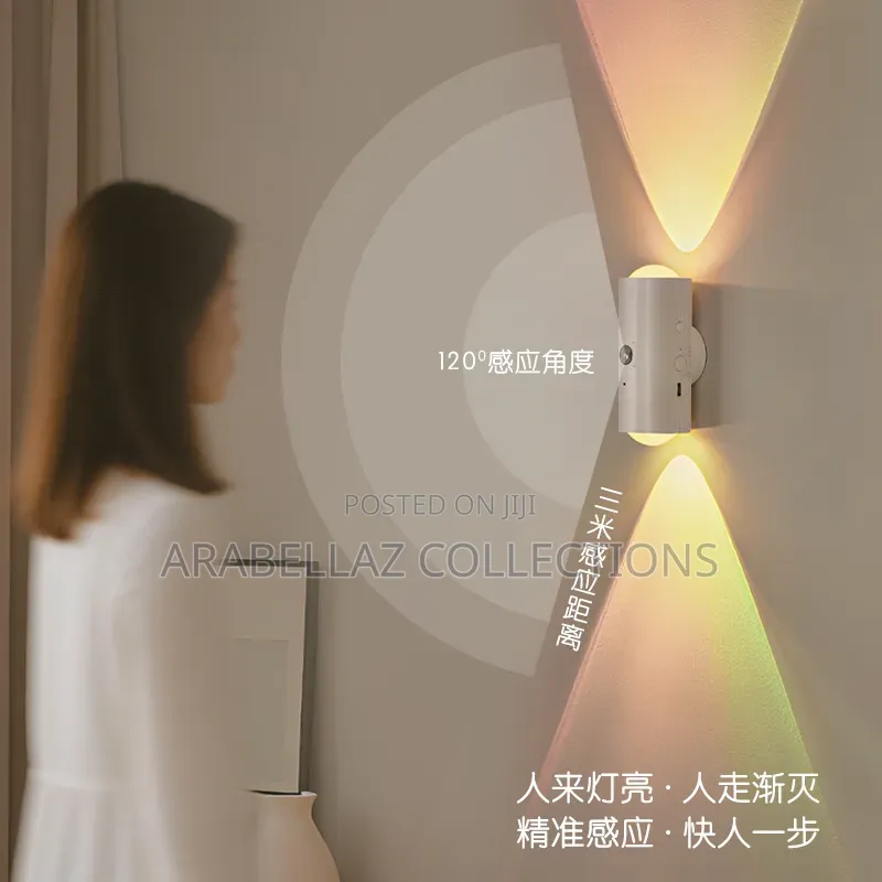 Rechargeable Magnetic Motion Sensor Night Light With Remote