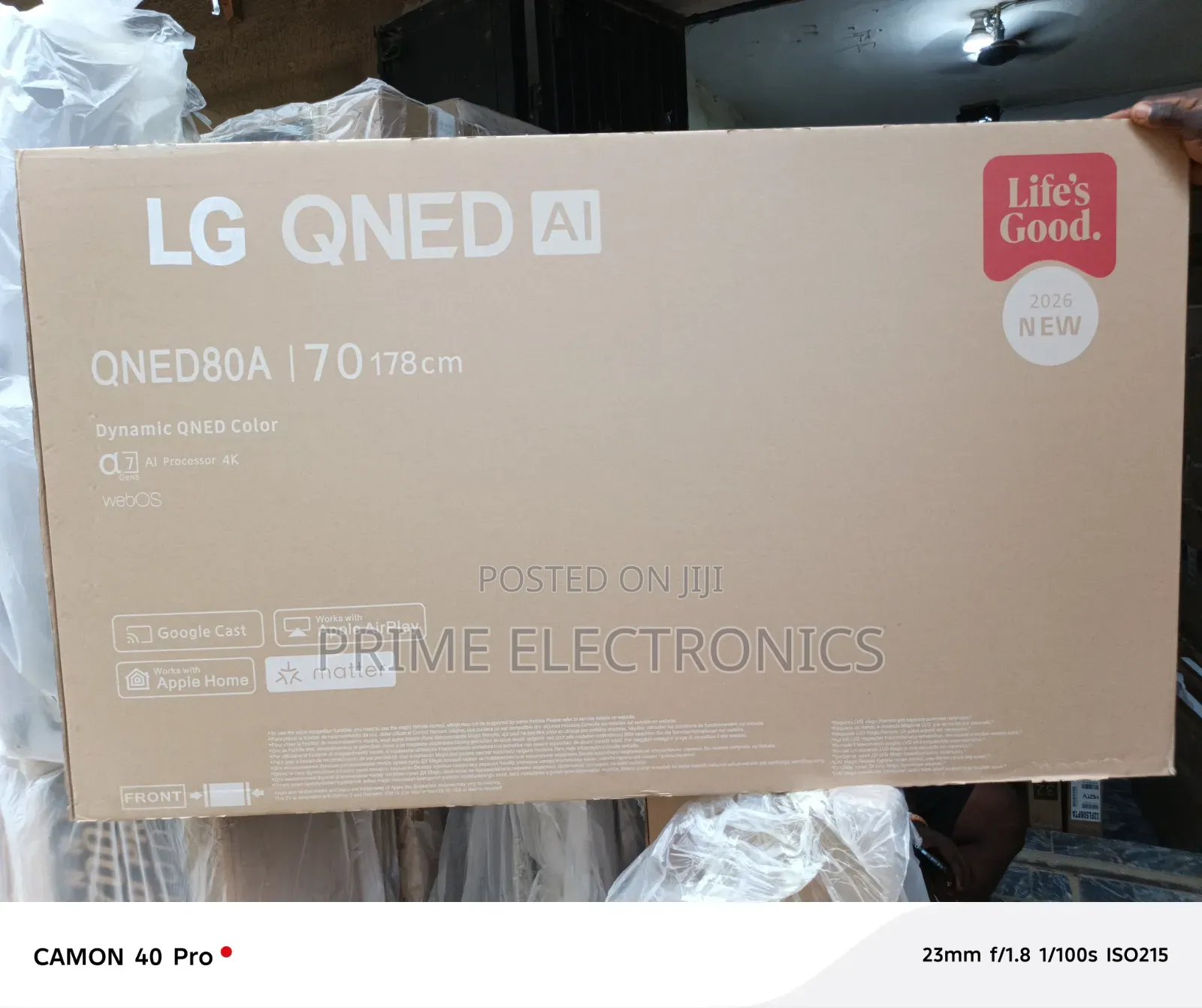 Lg 70" Television Smart Qned