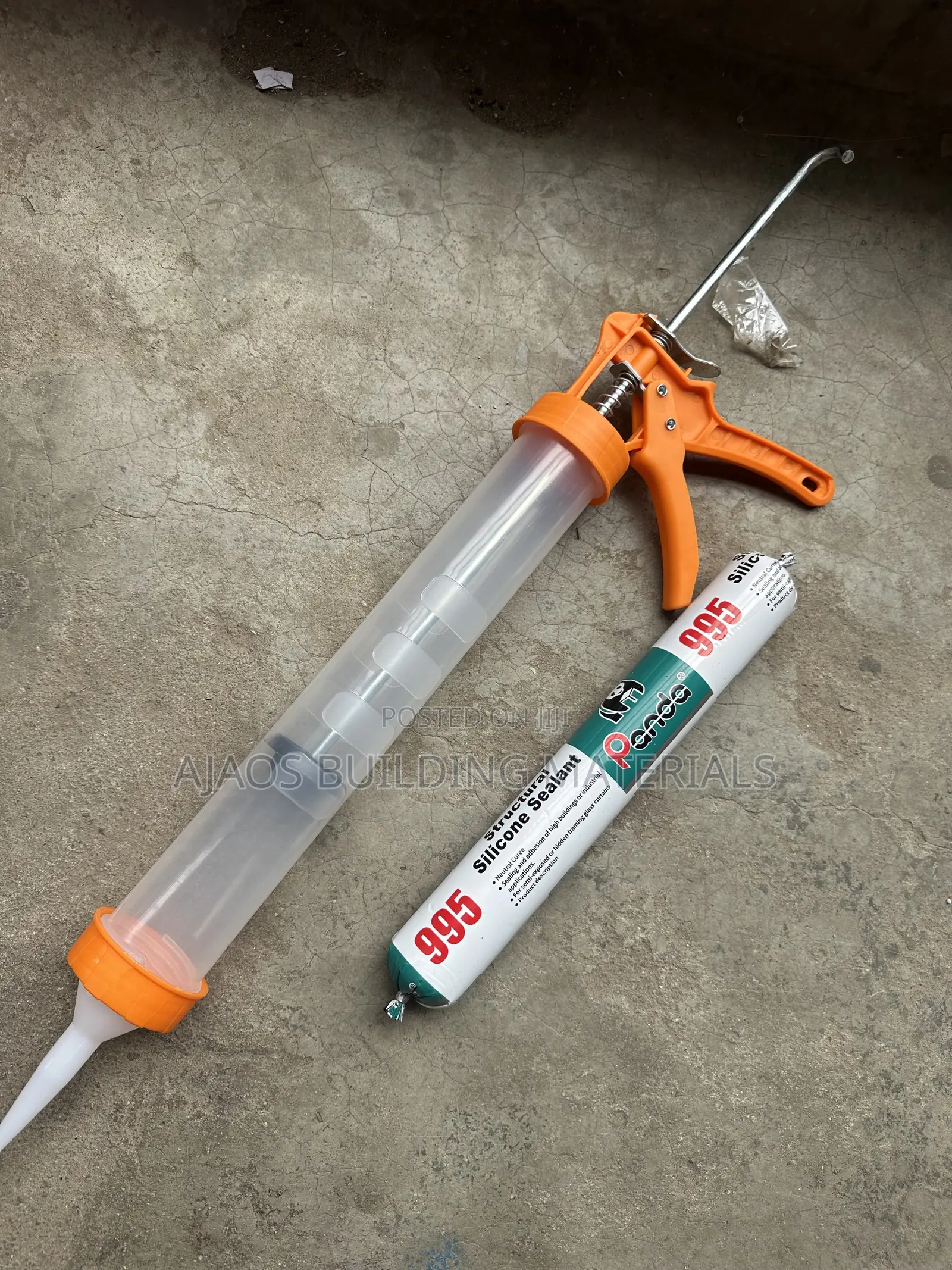 Long Sealant Gun Silicone Structural Glue Gun 995 Neutral