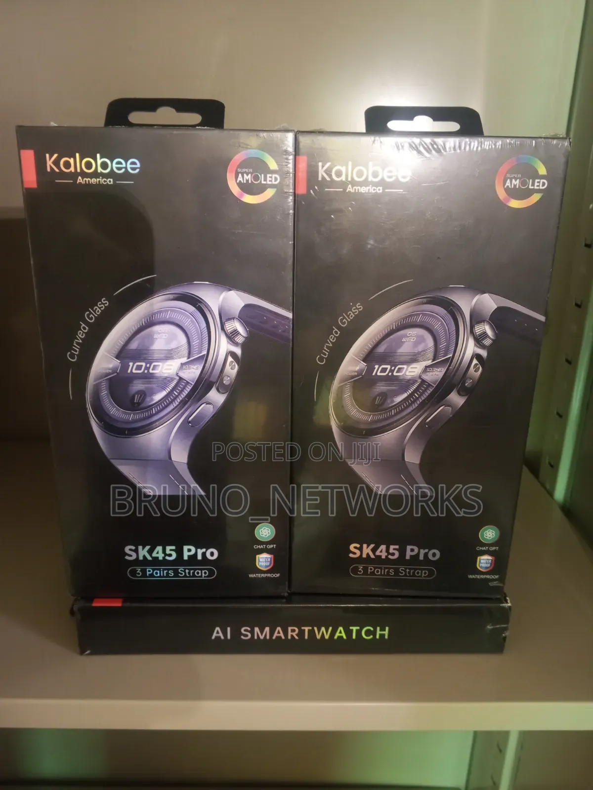 Ai Smart Digital Watch | Kalobee Sk45 Pro | 3 Interchangeable Straps