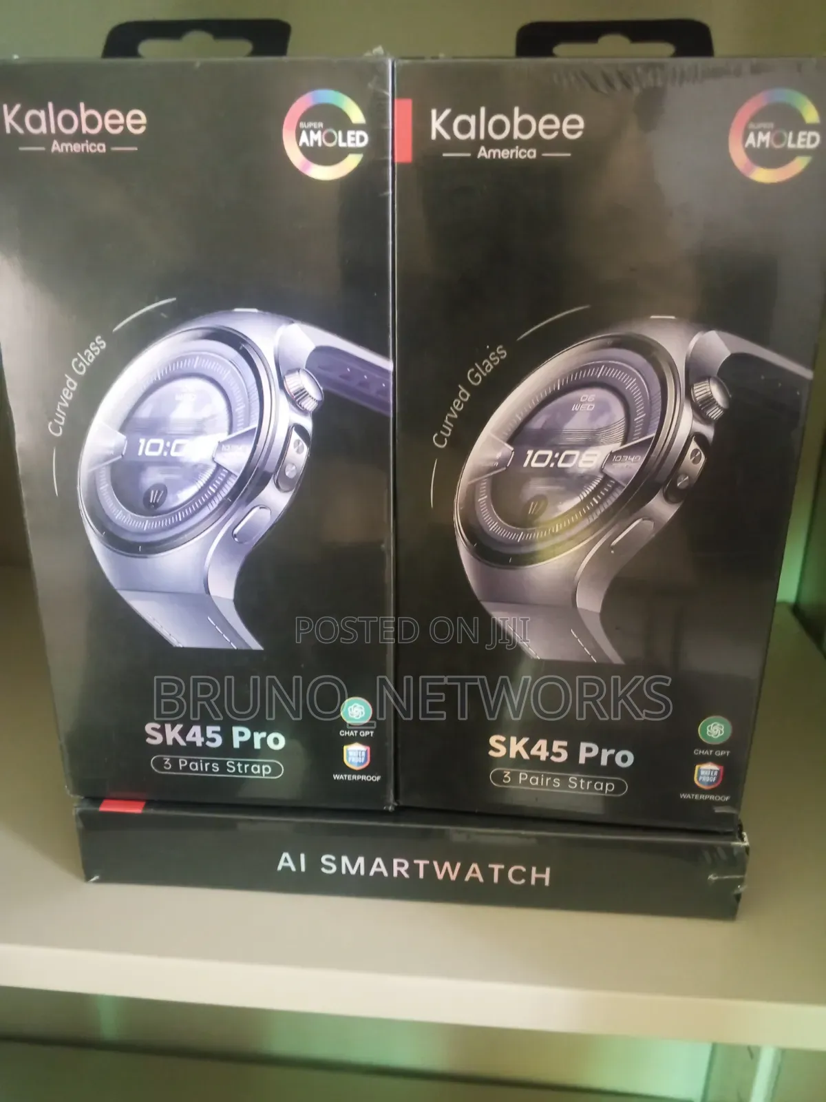 Ai Smart Digital Watch | Kalobee Sk45 Pro | 3 Interchangeable Straps
