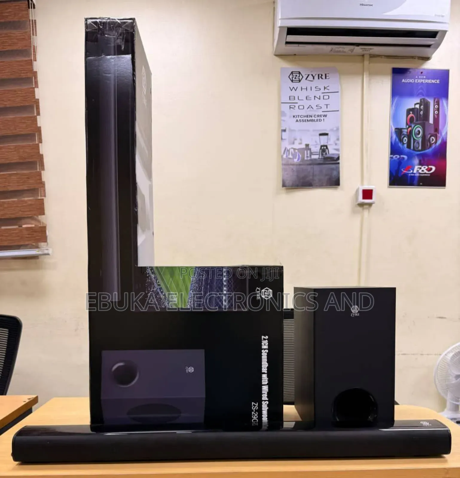 Zyre 2.1 Inch Soundbar With Wired Woofer (S29cm)Is Available Now