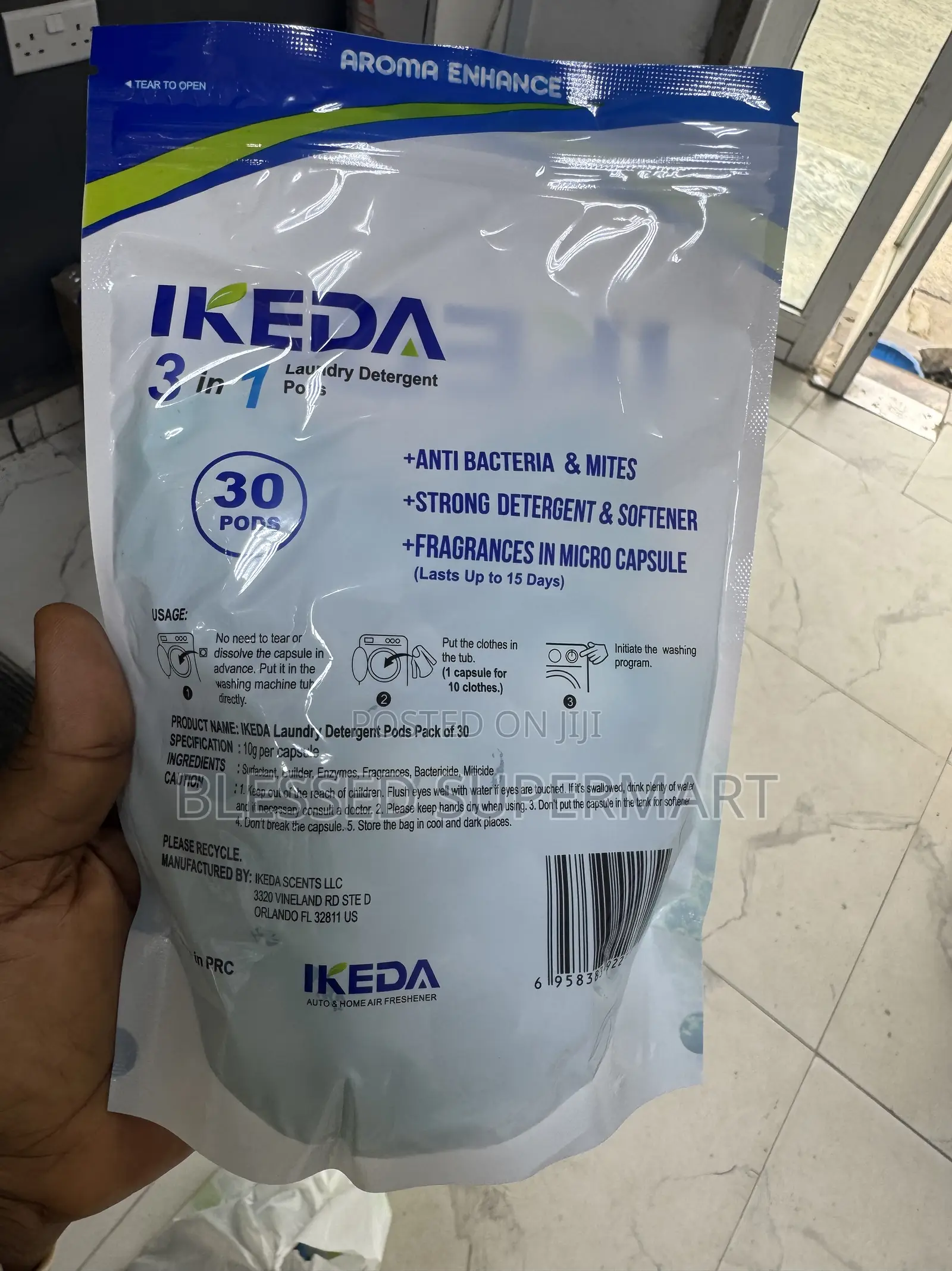 Ikeda 3 in 1 Laundry Pods