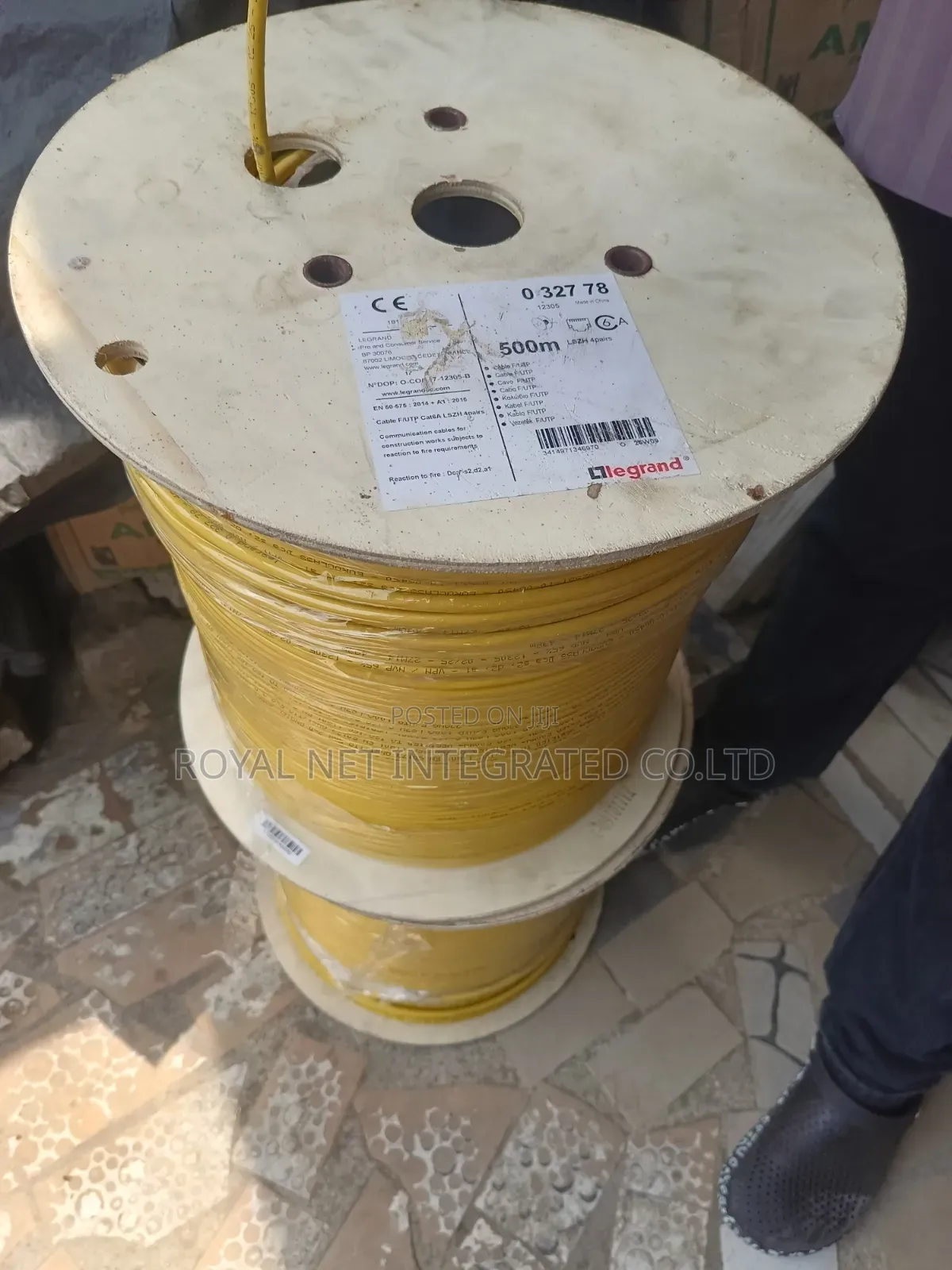 Cat6a Cable Copper Legrand 500m