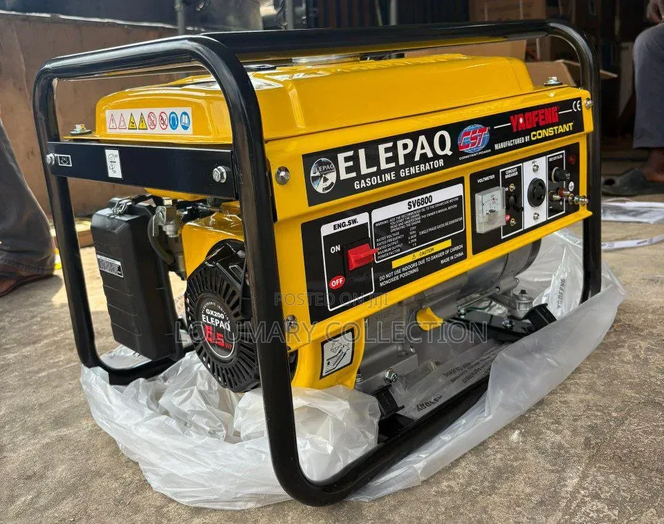Original 100% Copper Elepaq Constant Generator 4.5kva