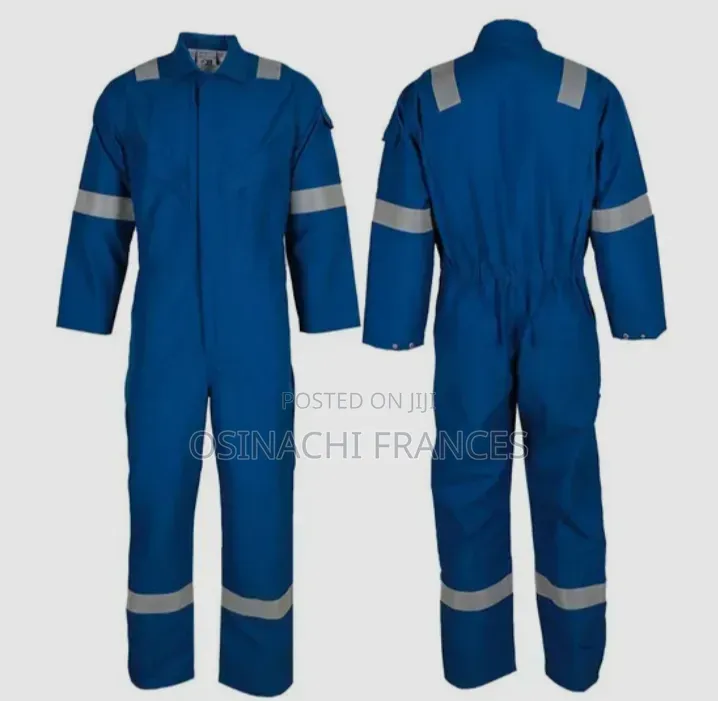 Grown Blue Coverall Thick Material