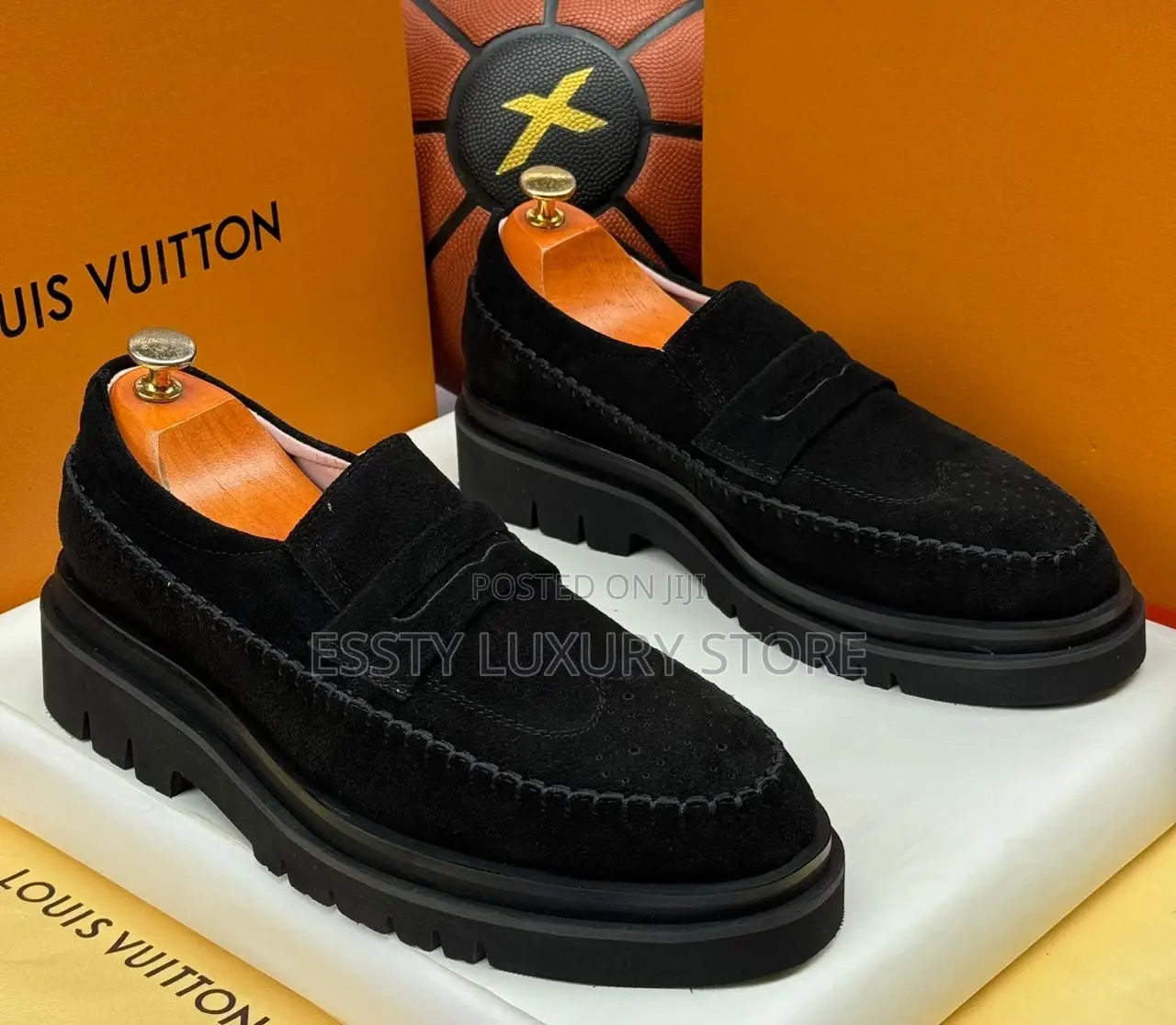 Louis Vuitton Quality Luxury Men Genuine Leather Shoe