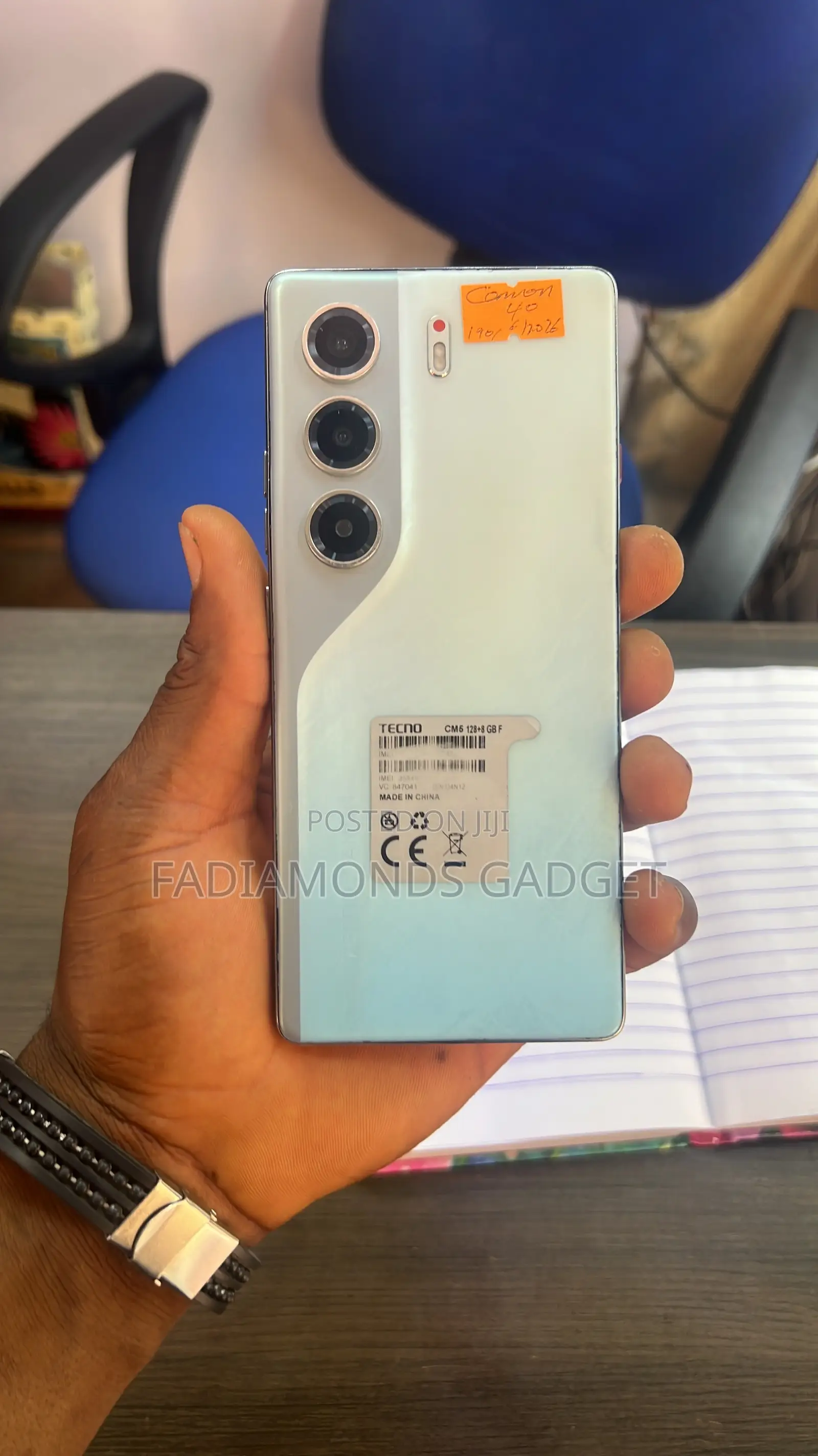 New Tecno Camon 40 Pro 5G 256 GB Blue