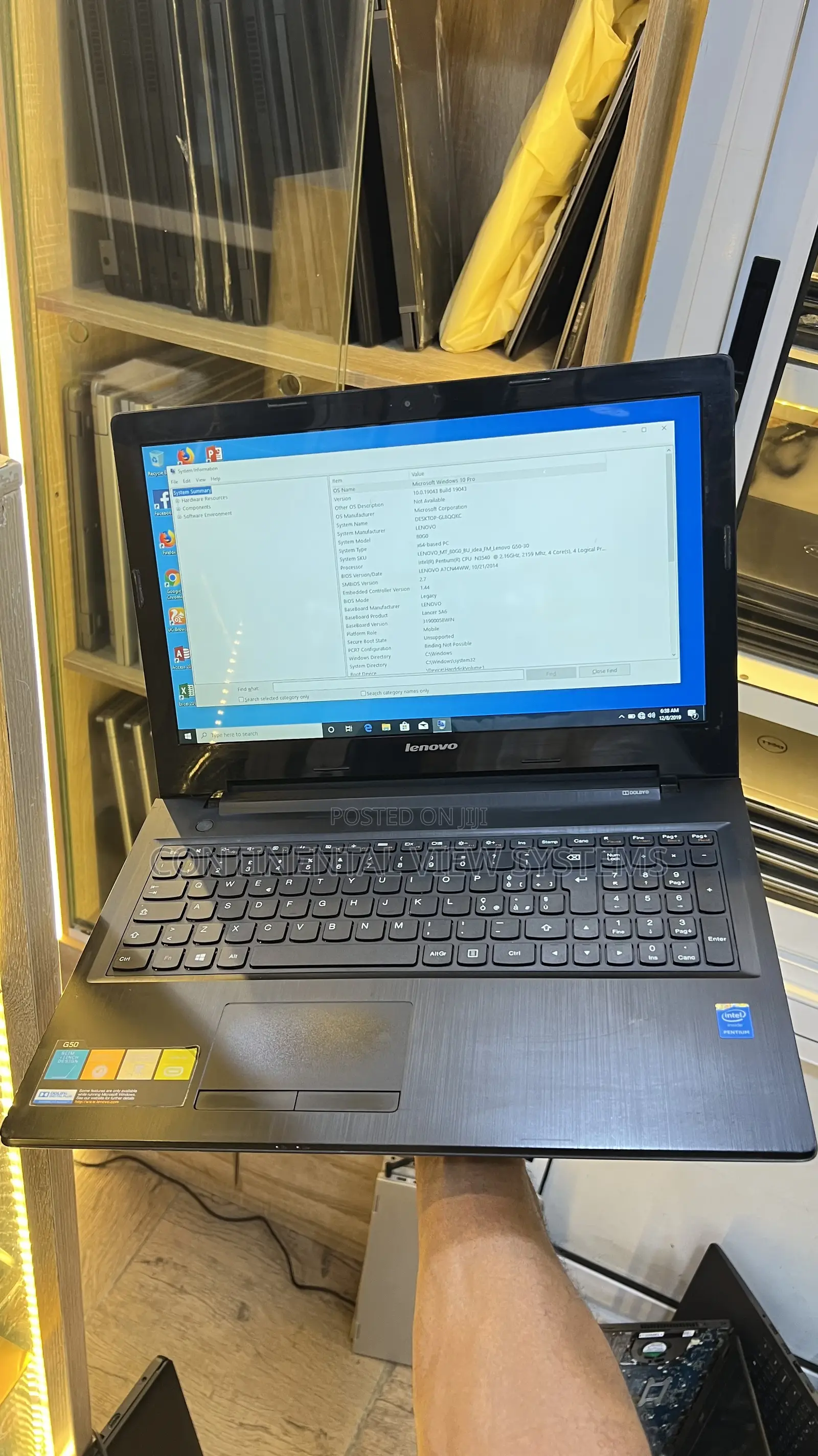 Laptop Lenovo G500 8GB Intel Pentium HDD 250GB