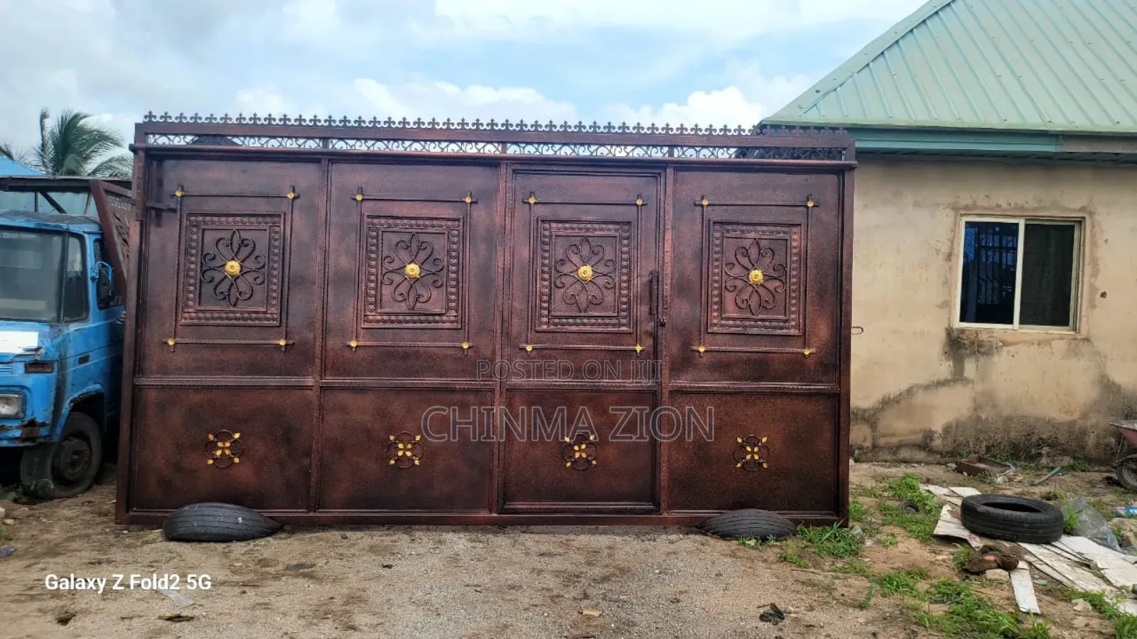 Simple and Classy Wrought Iron Gate