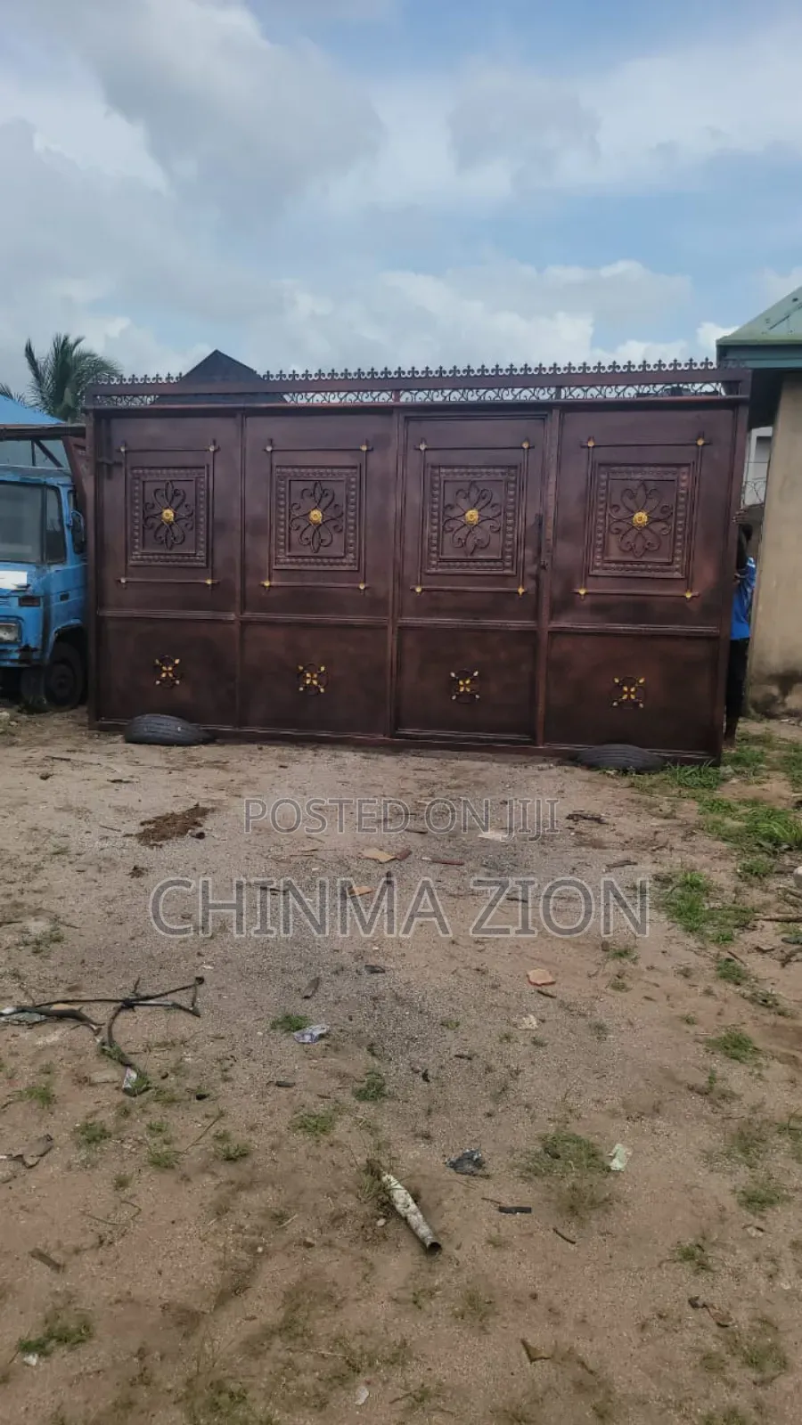Simple and Classy Wrought Iron Gate