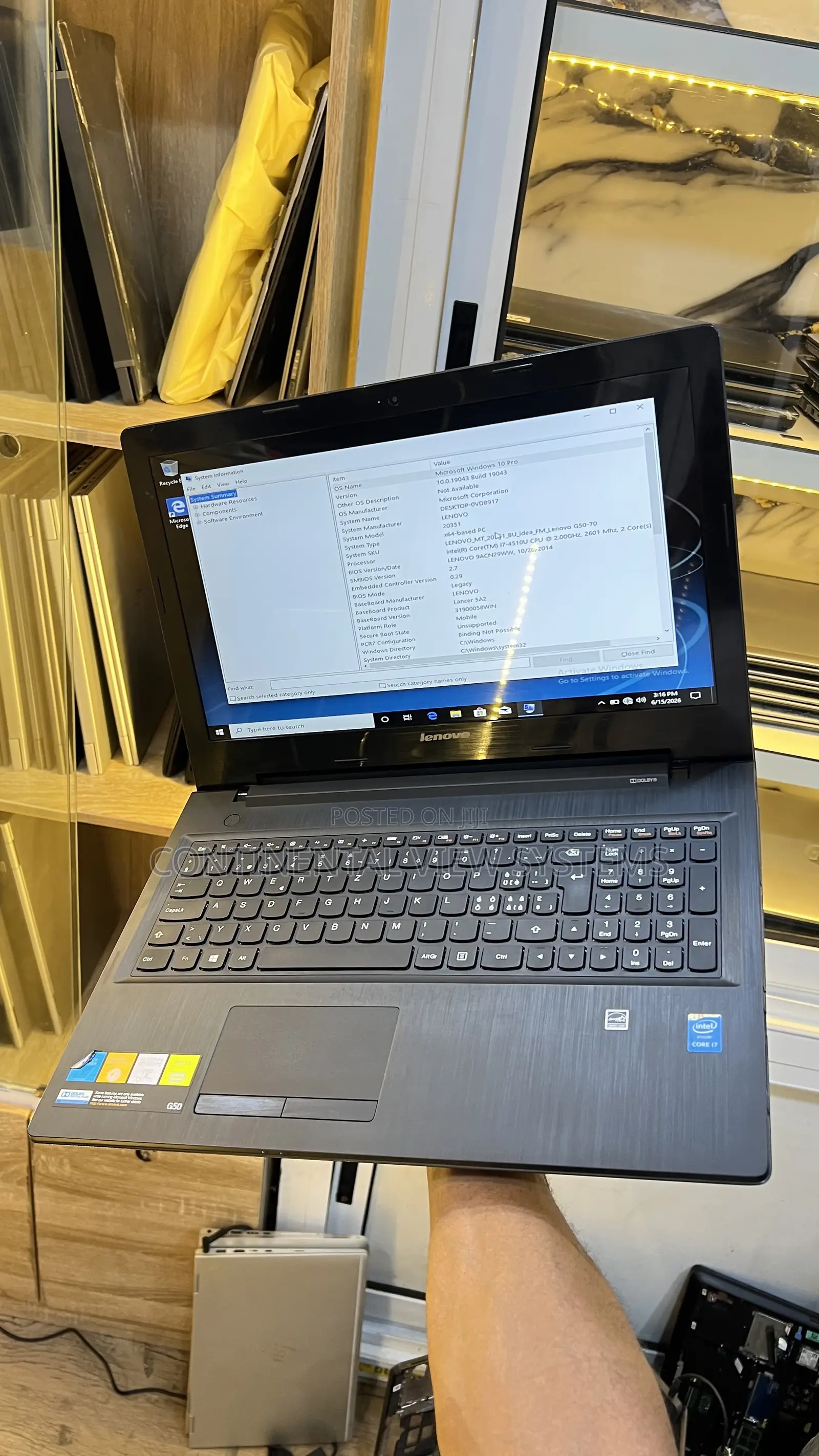 Laptop Lenovo G50-70 8GB Intel Core i7 HDD 320GB