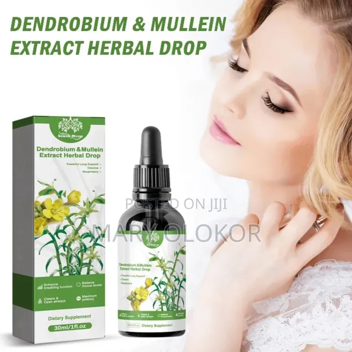 Mullein Dendrobium Extract Herbal Lungs Cleaner Drop