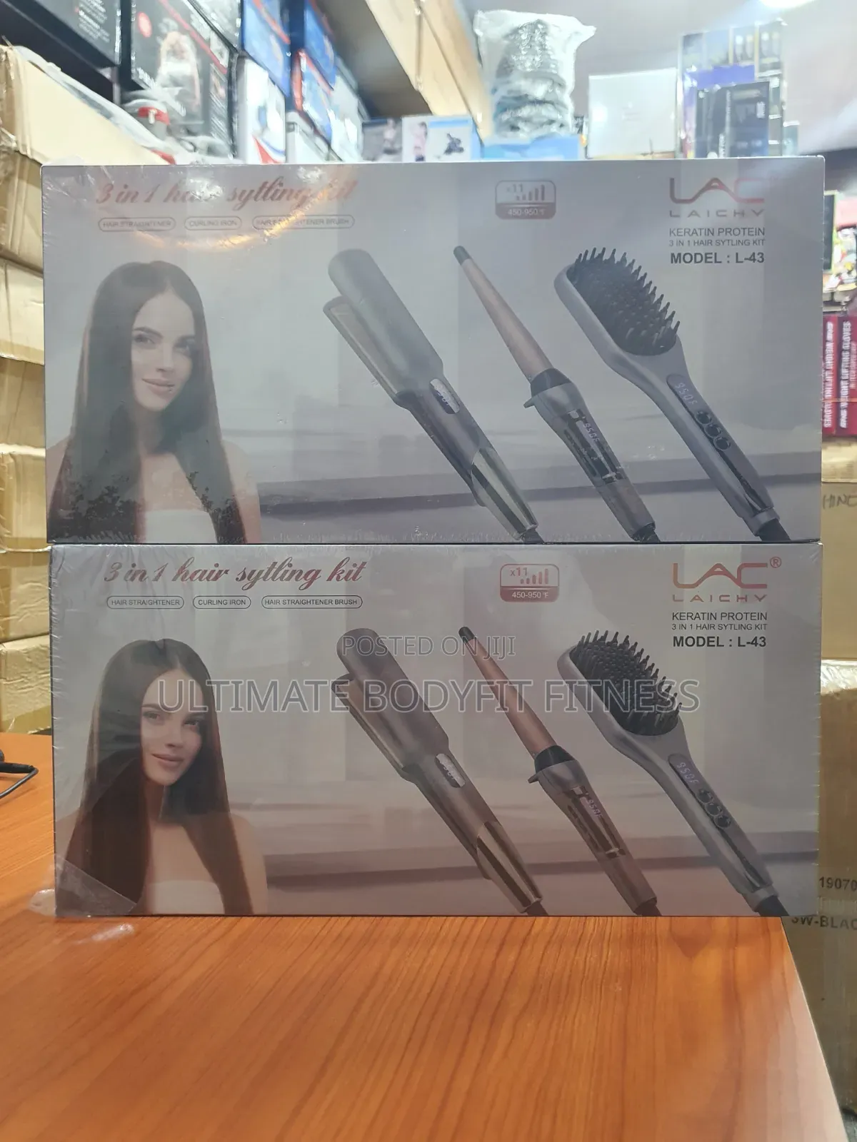 Brand New Lac Keratin Protein 3-in-1 Hair Styling Model L-43a Kit