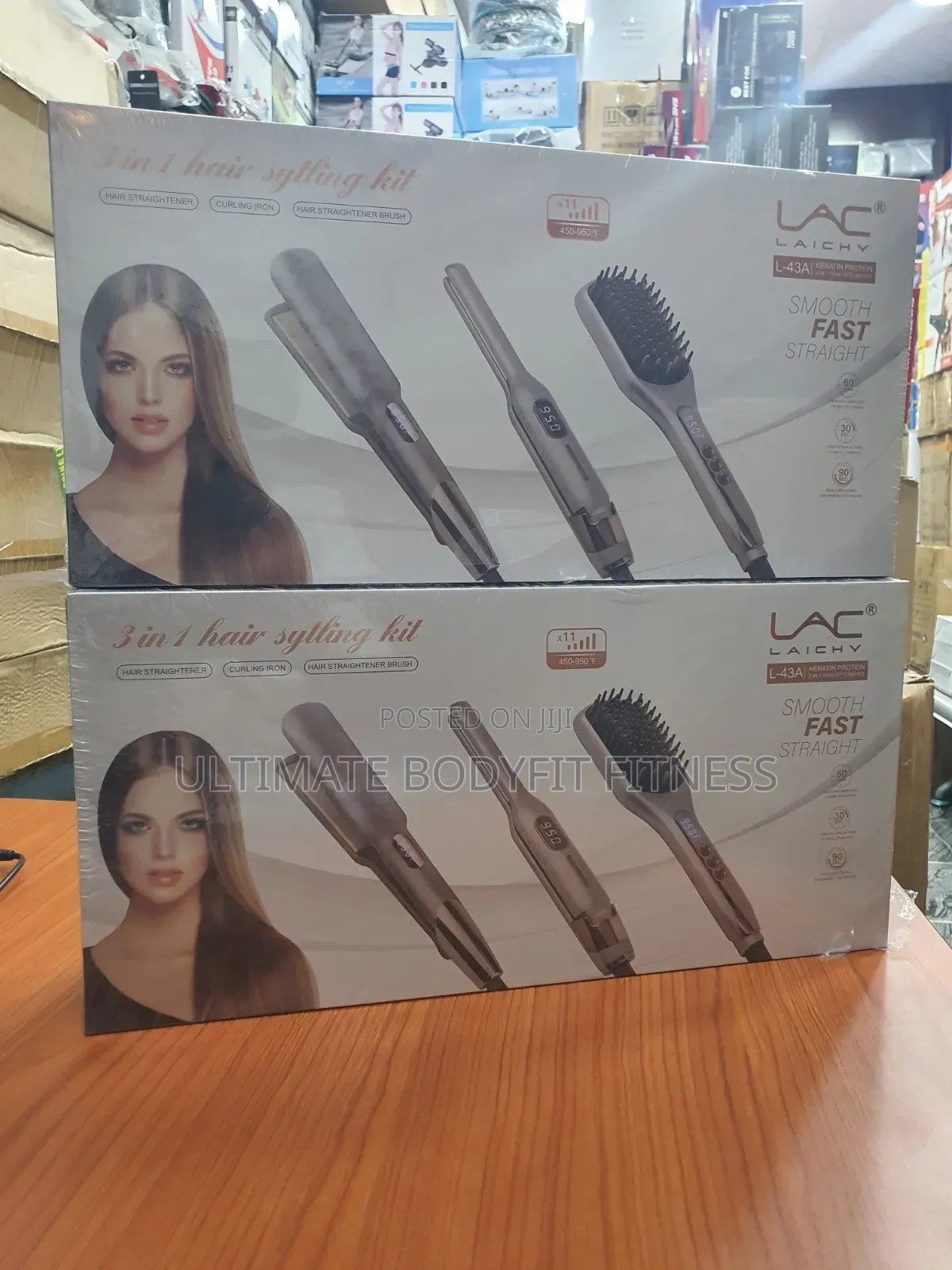 Brand New Lac Professional 3in1 Hair Styling Straightener L-43
Kit
