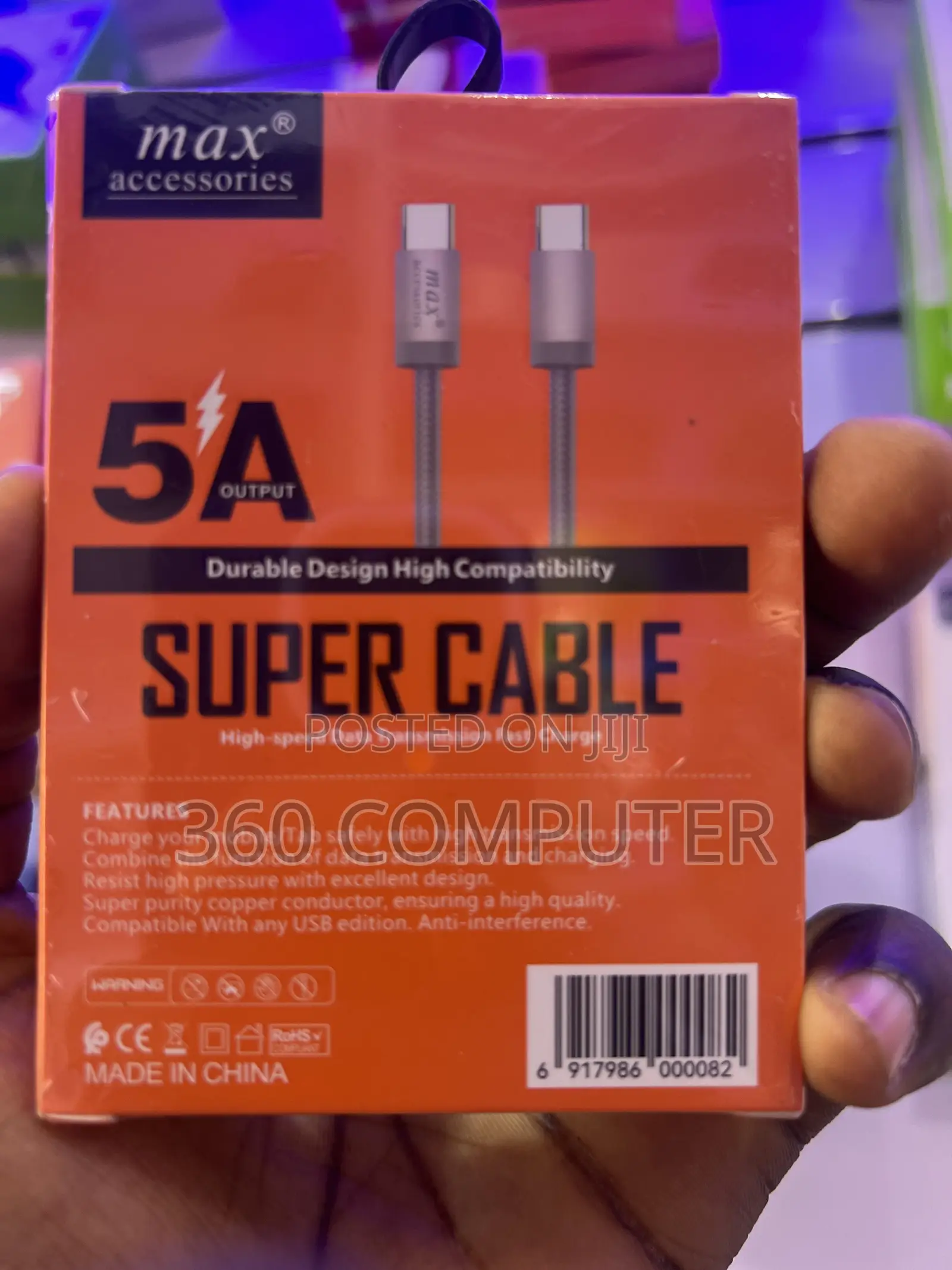 Max Type C to Ios and Type C to C Cable