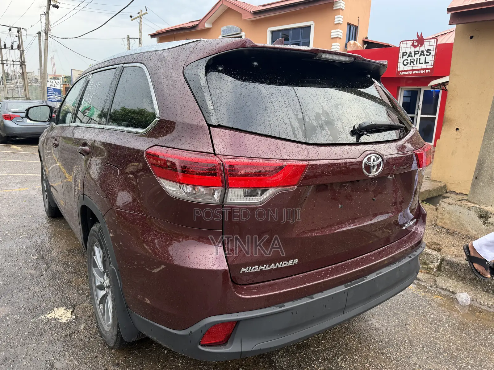 Toyota Highlander XLE 2019 Burgundy