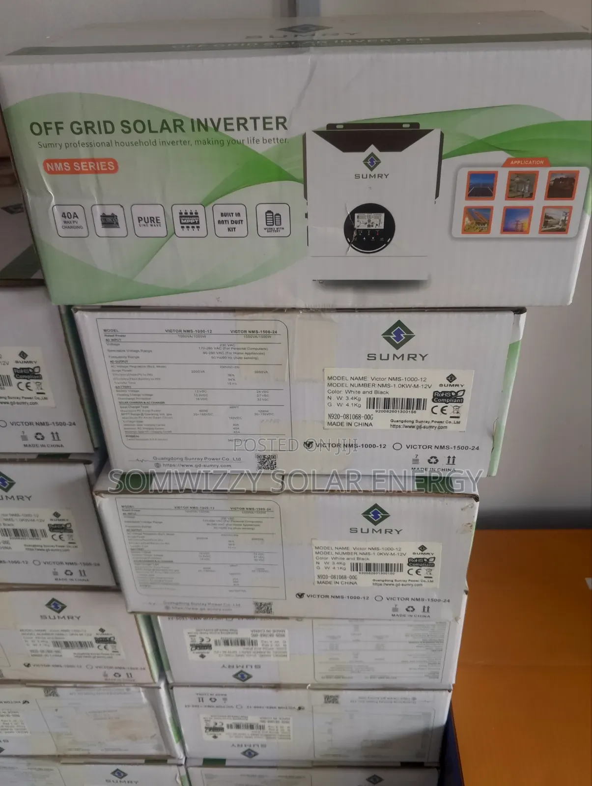Sumry Inverter 1kva Hybrid 12v