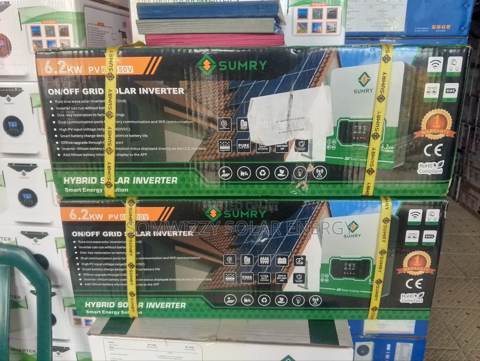 Original Sumry 6.2kva Hybrid Inverter 48v